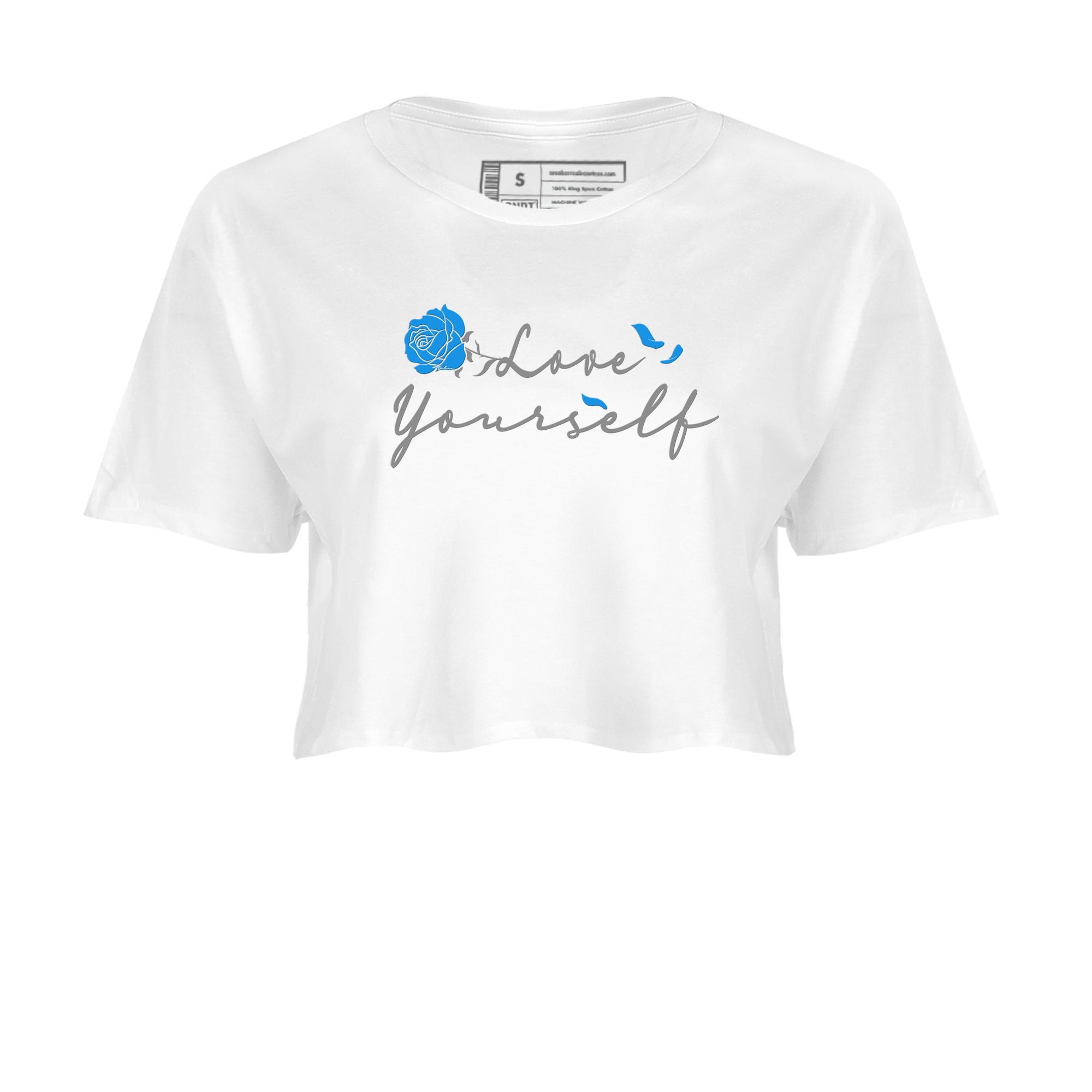 Love Yourself snkmatch Women's Top - Air Jordan 4 Military Blue