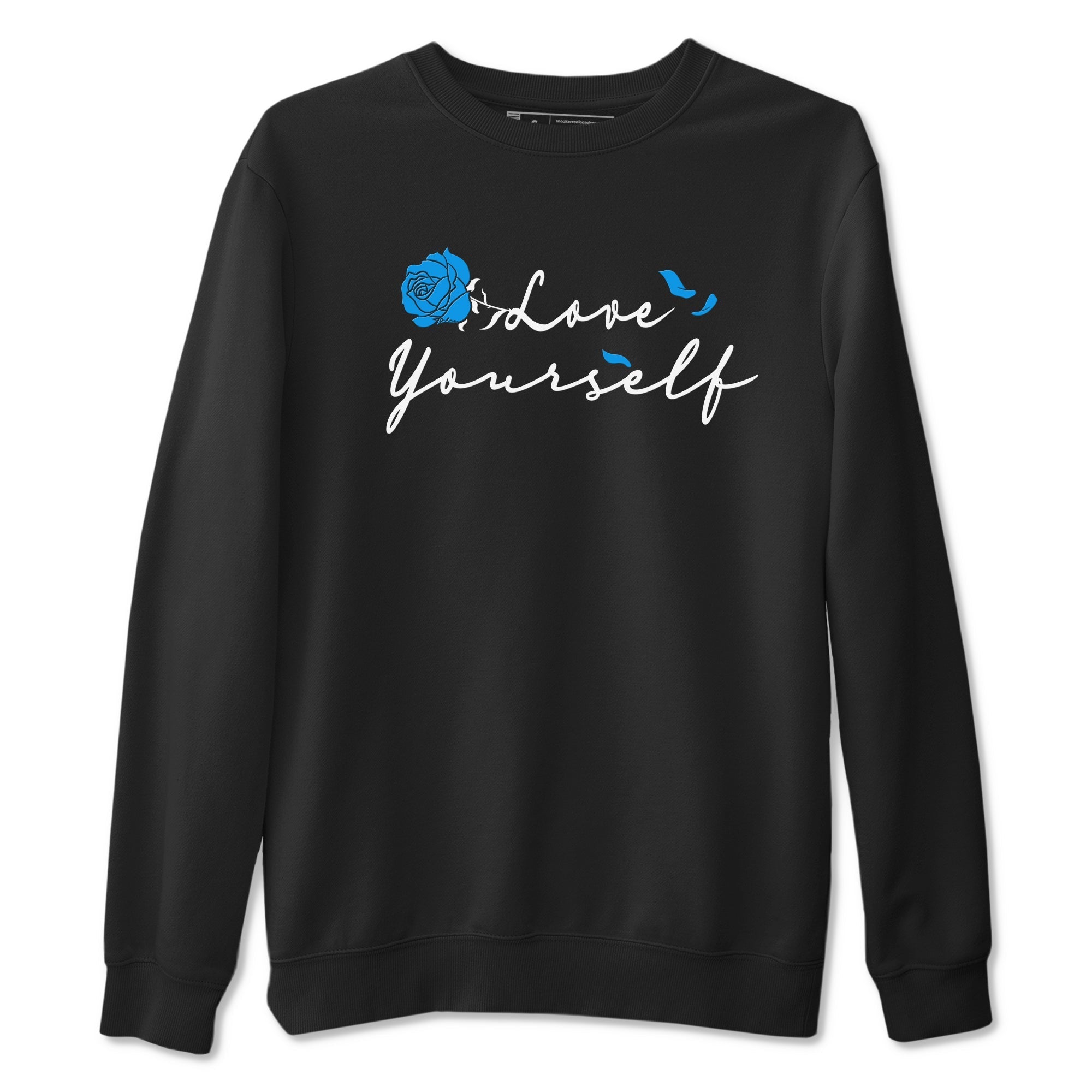 Love Yourself snkmatch Tees - Air Jordan 4 Military Blue