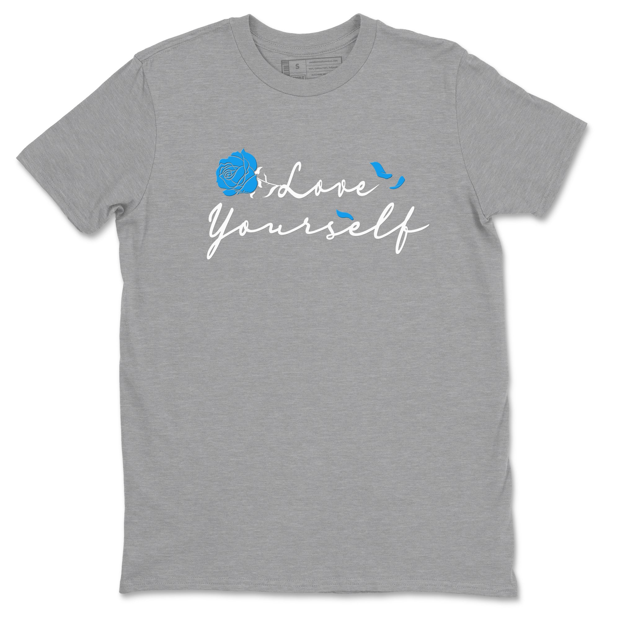 Love Yourself snkmatch Tees - Air Jordan 4 Military Blue