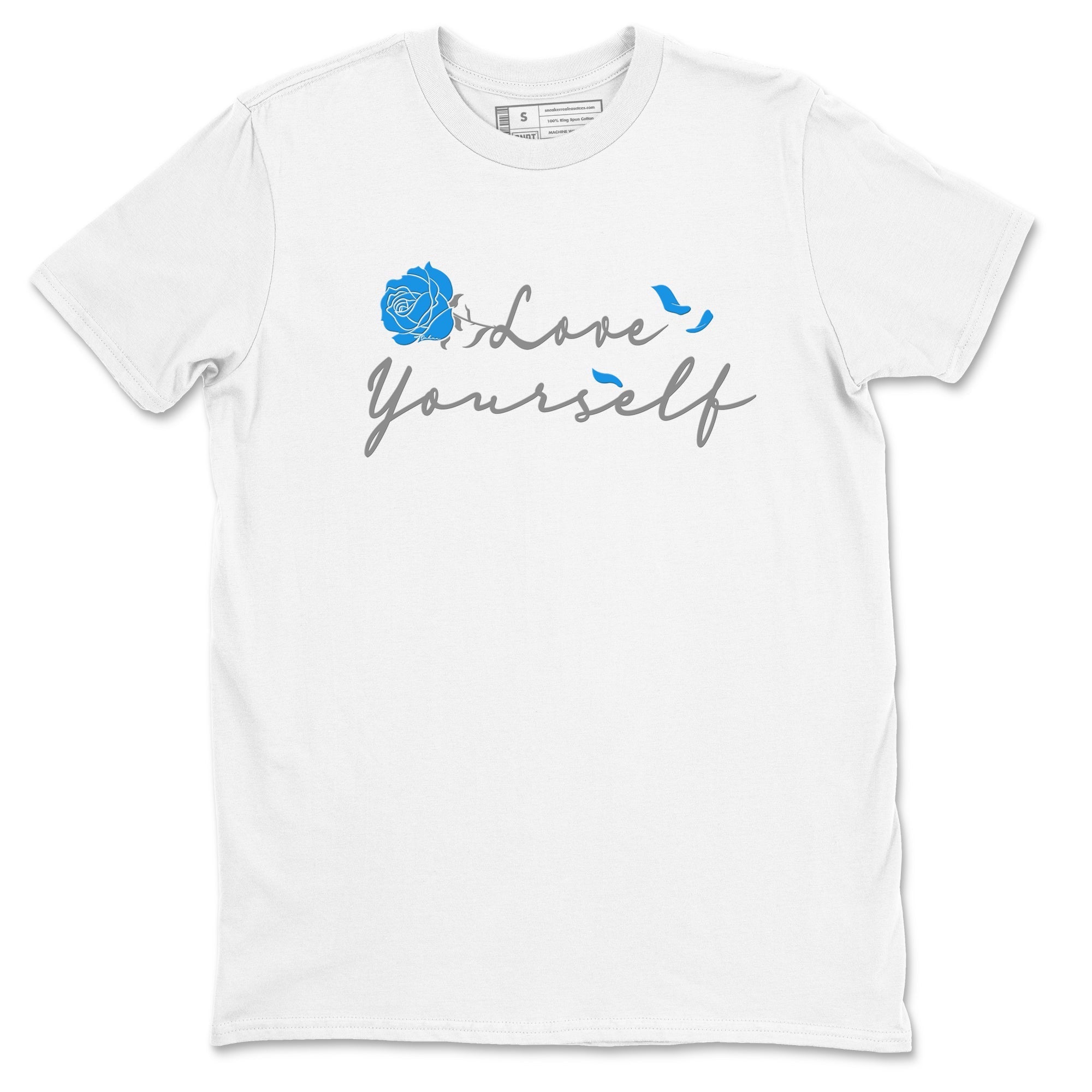 Love Yourself snkmatch Tees - Air Jordan 4 Military Blue