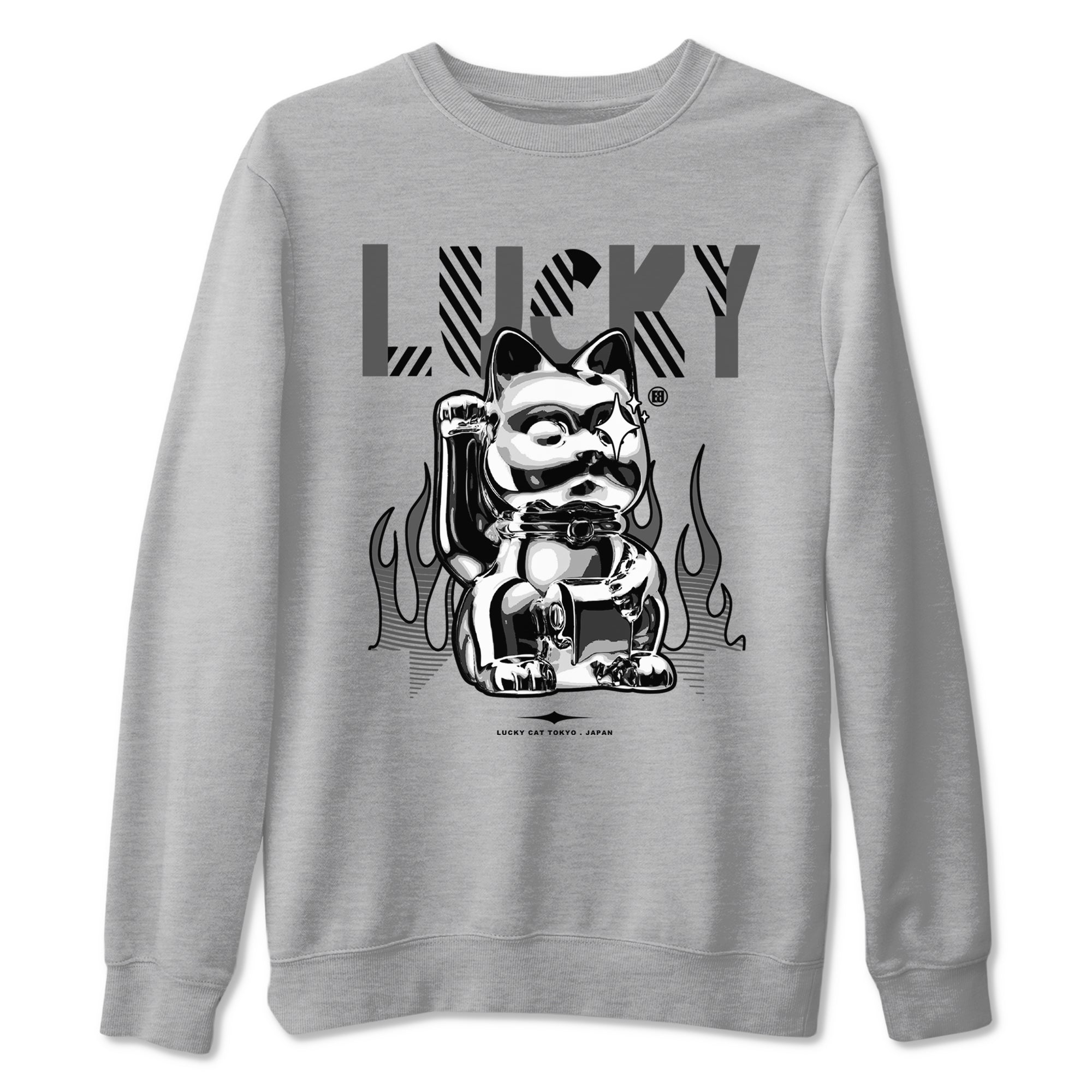 Lucky Cat snkmatch Tees - Air Jordan 5 Black Cat