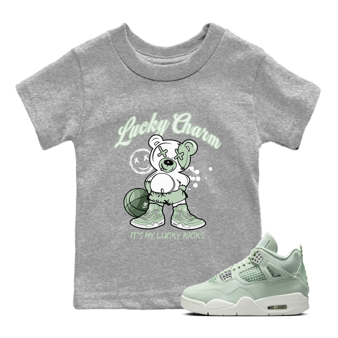 Lucky Charm snkmatch Tees Kids - Air Jordan 4 Abundance