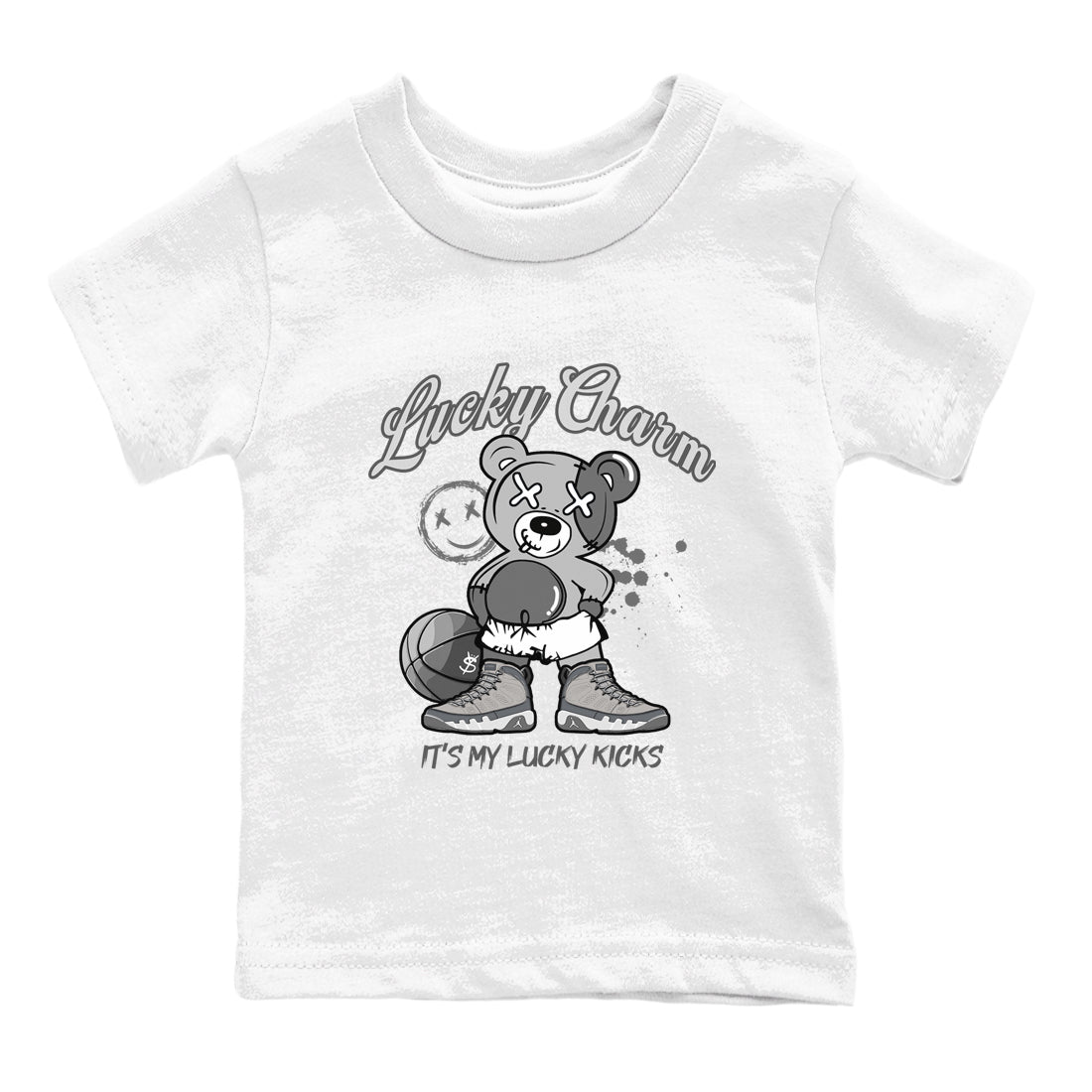 Lucky Charm snkmatch Tees Kids - Air Jordan 9 Cool Grey