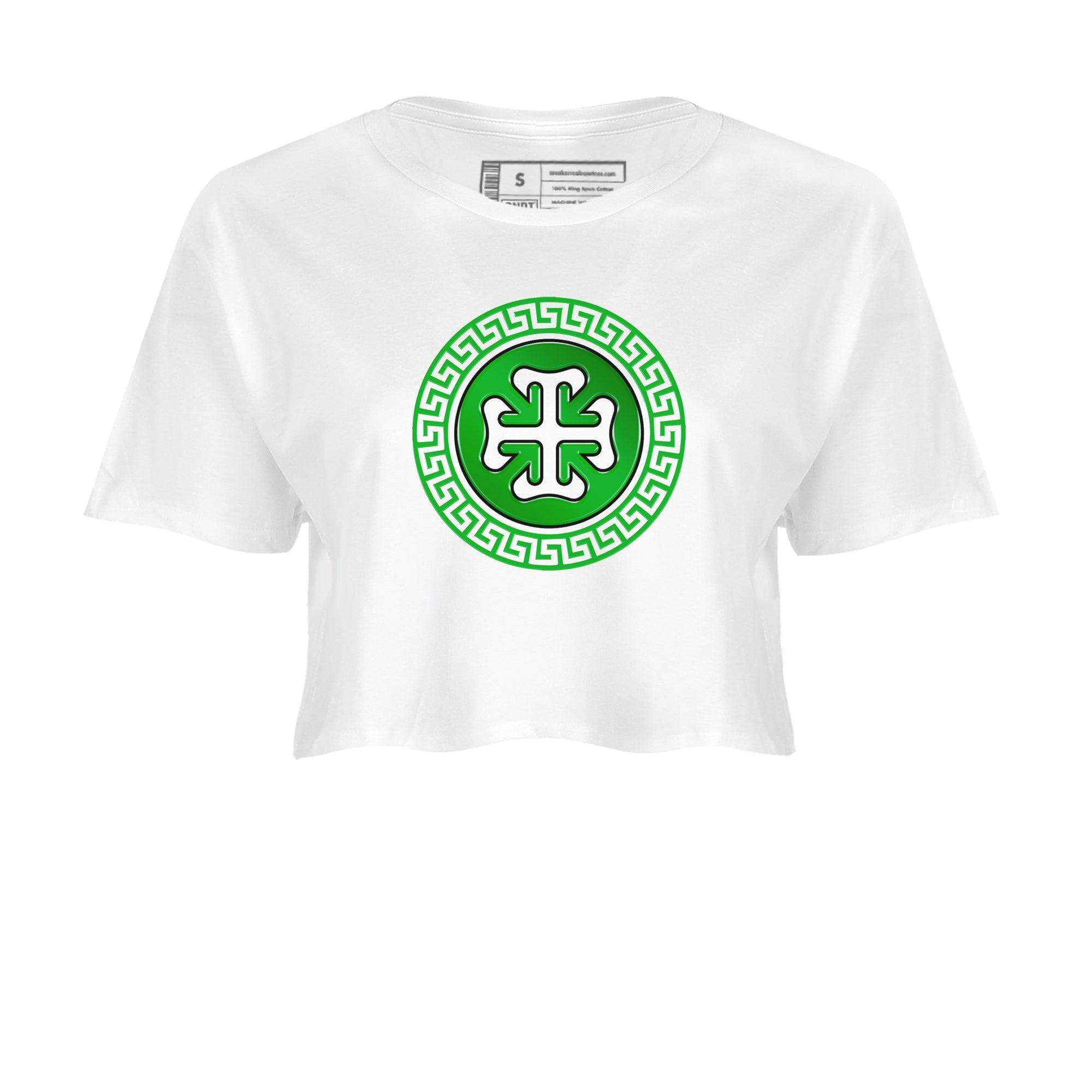 Lucky Emblem snkmatch Women's Top - Air Jordan 5 Lucky Green