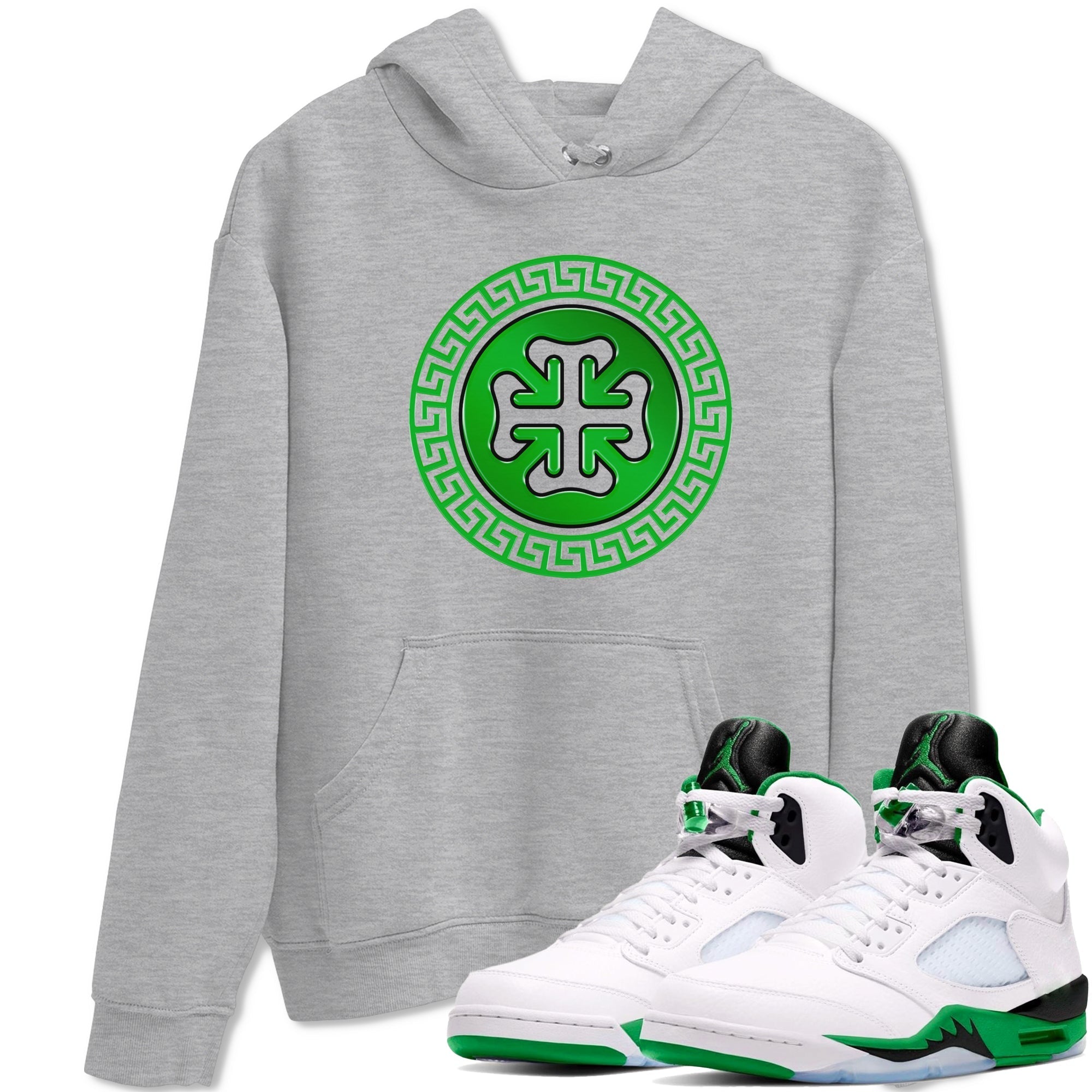 Lucky Emblem snkmatch Tee - Air Jordan 5 Lucky Green