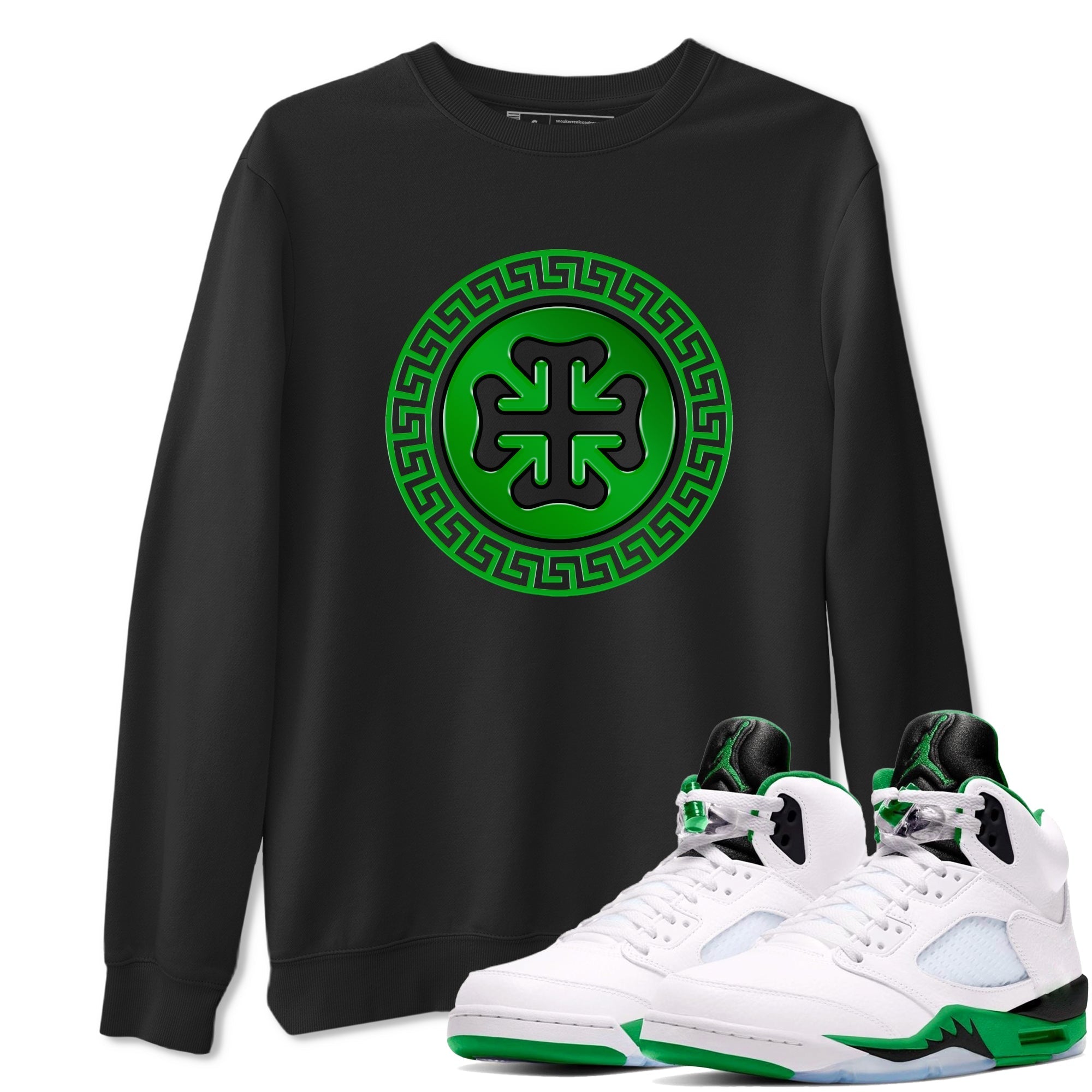 Lucky Emblem snkmatch Tee - Air Jordan 5 Lucky Green