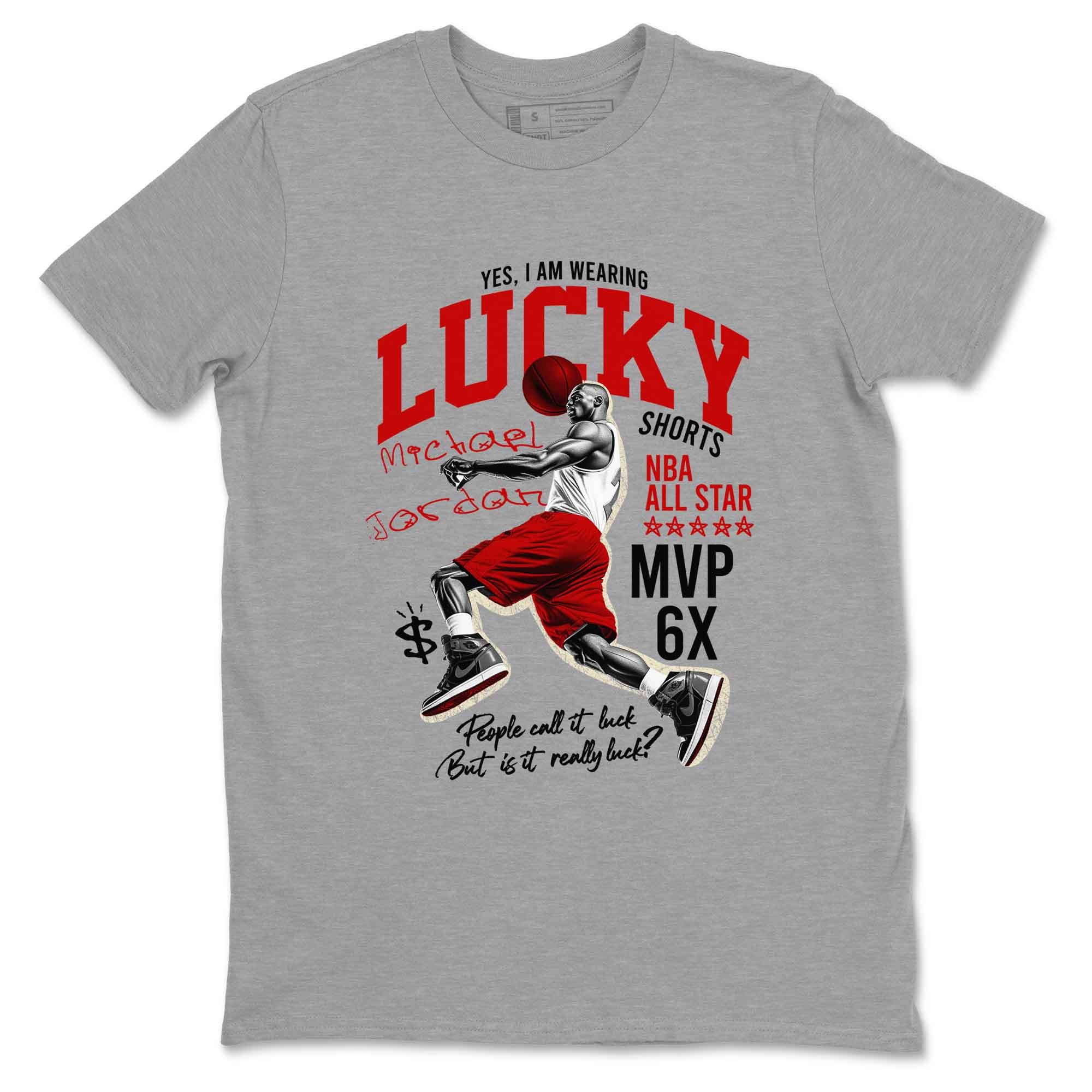Lucky Player snkmatch Tees - Air Jordan 1 Black Toe