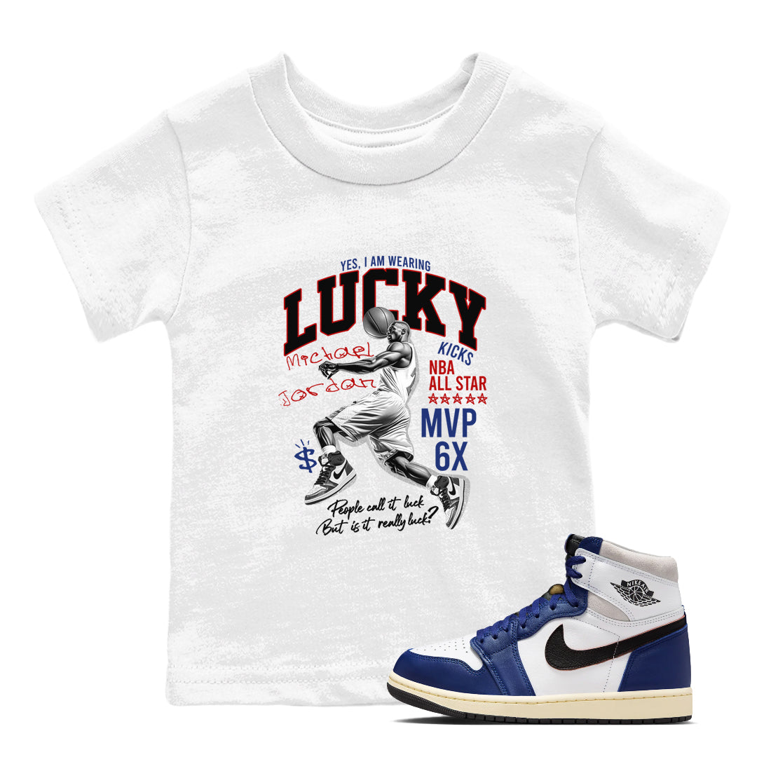 Lucky Player snkmatch Tees Kids - Air Jordan 1 Rare Air