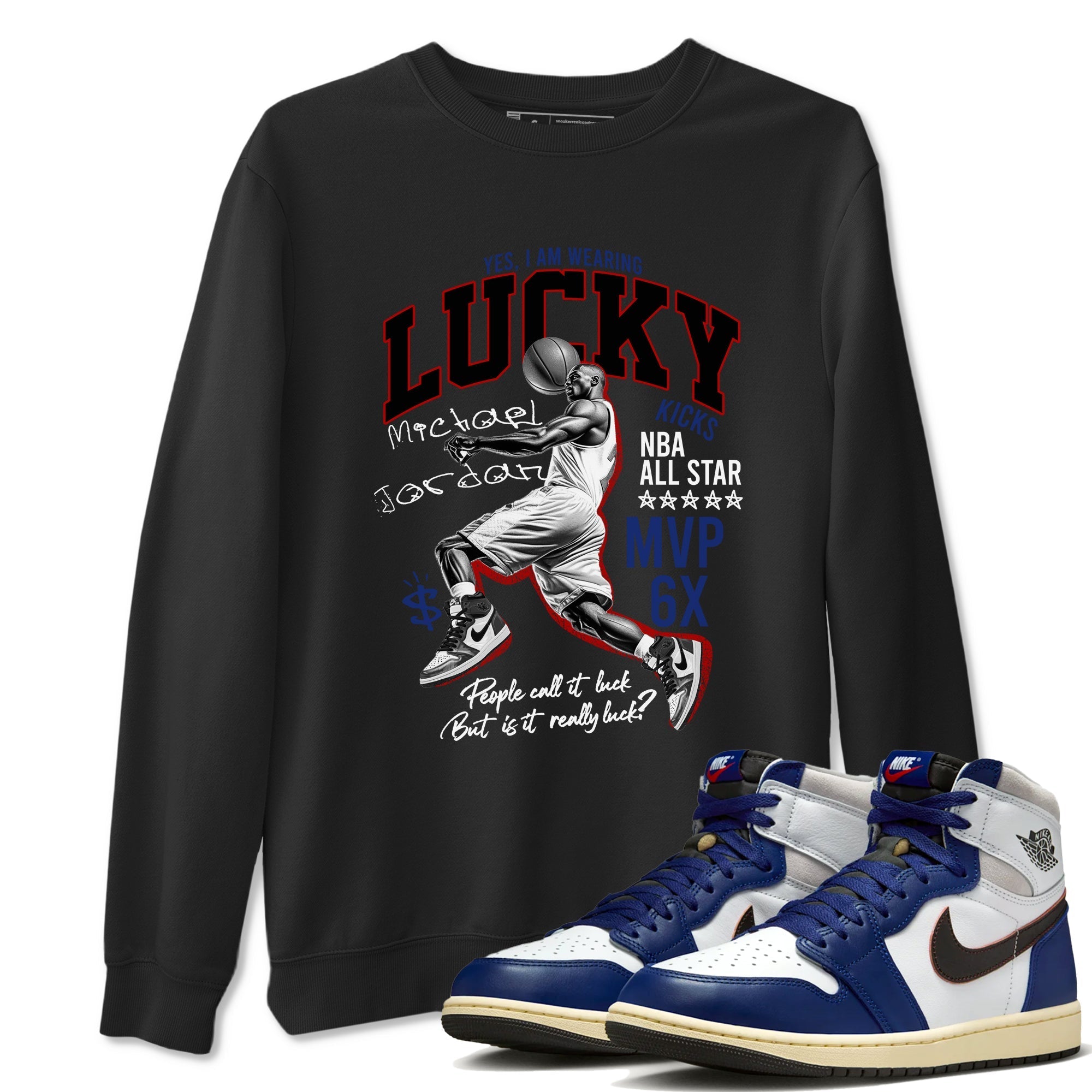 Lucky Player snkmatch Tees - Air Jordan 1 Rare Air