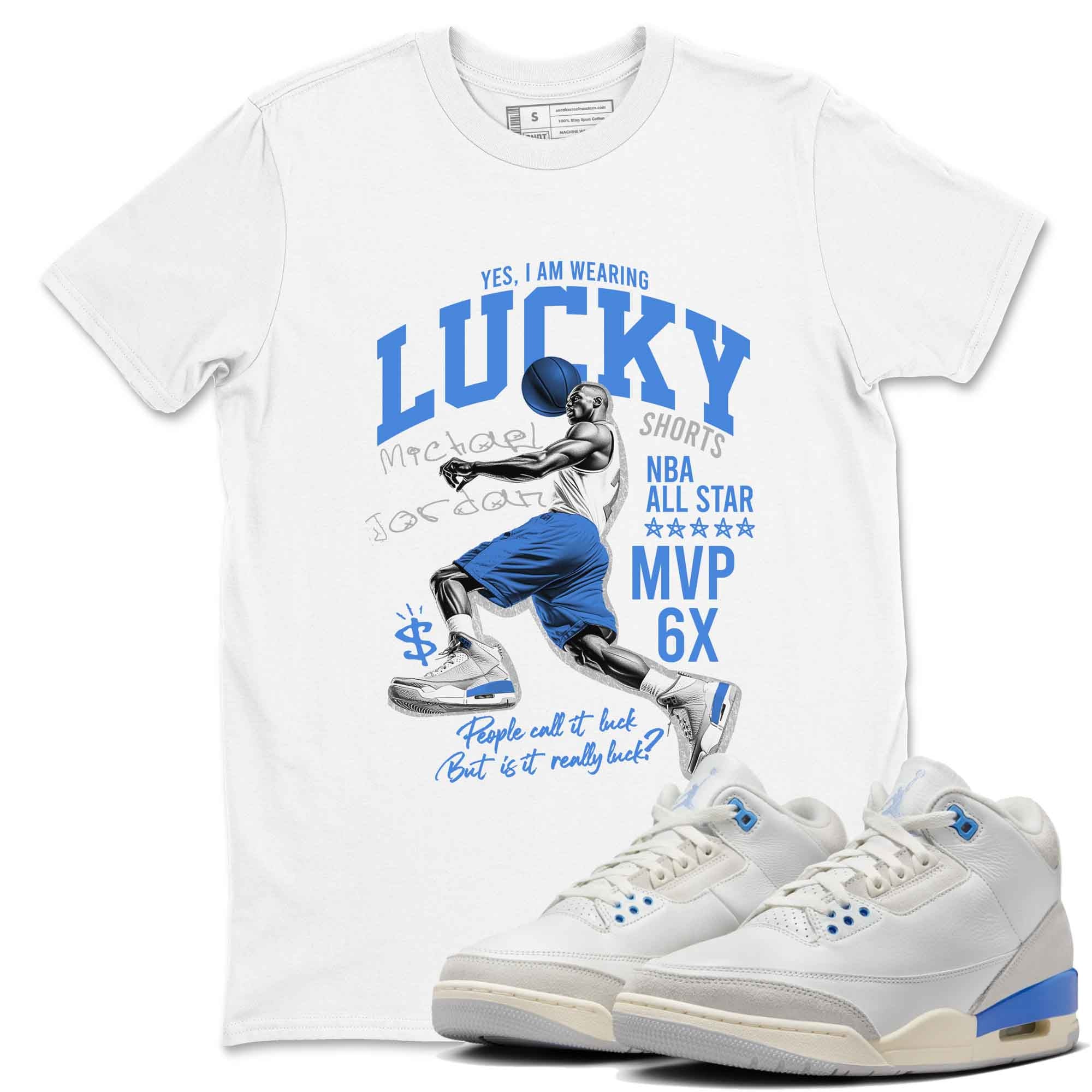 Lucky Player snkmatch Tees - Air Jordan 3 Lucky Shorts