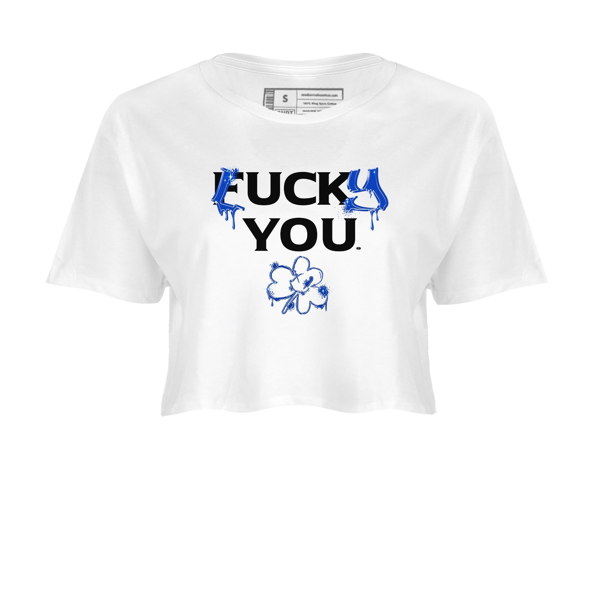 Lucky You snkmatch Women's Top - Air Foamposite One Royal