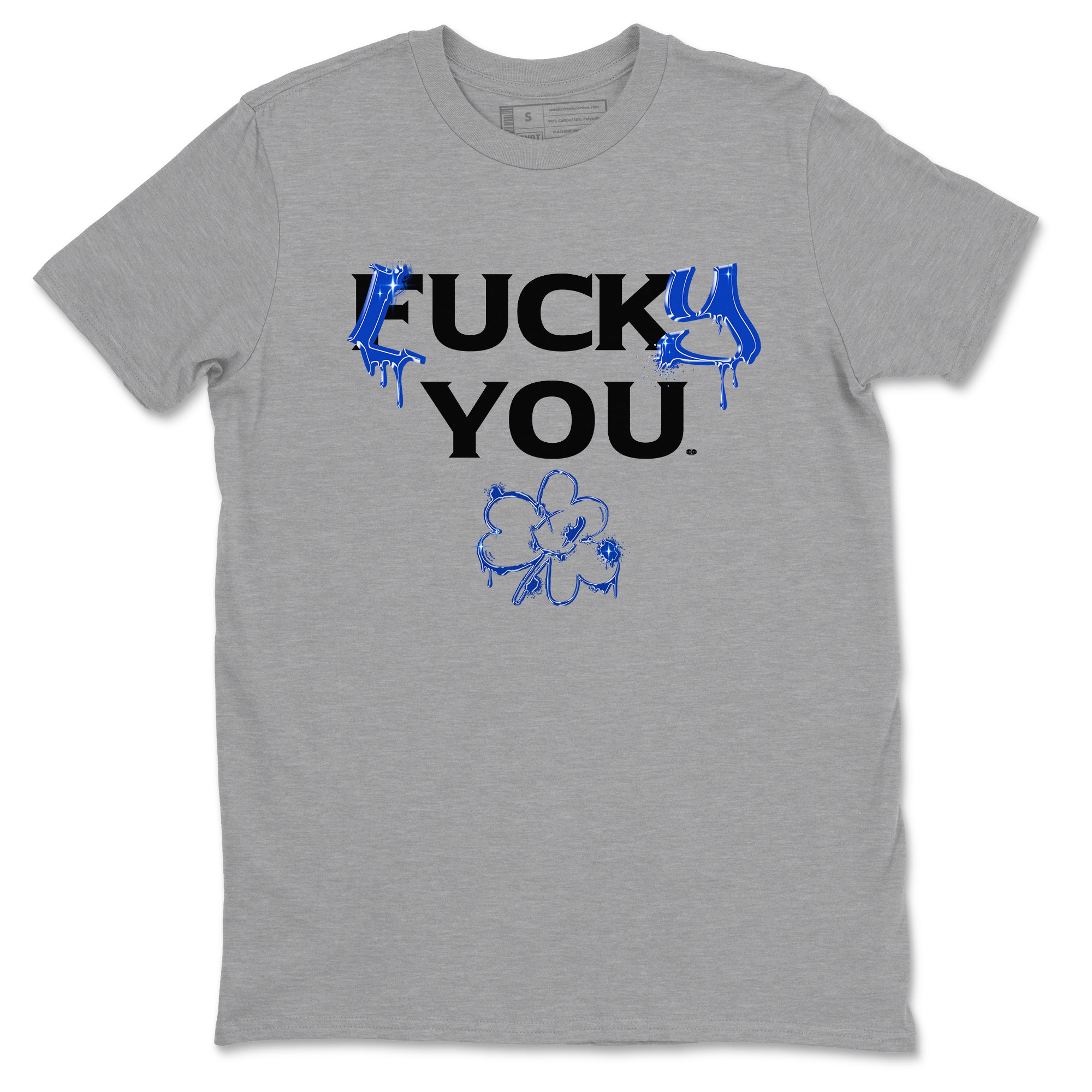 Lucky You snkmatch Tees - Air Foamposite One Royal
