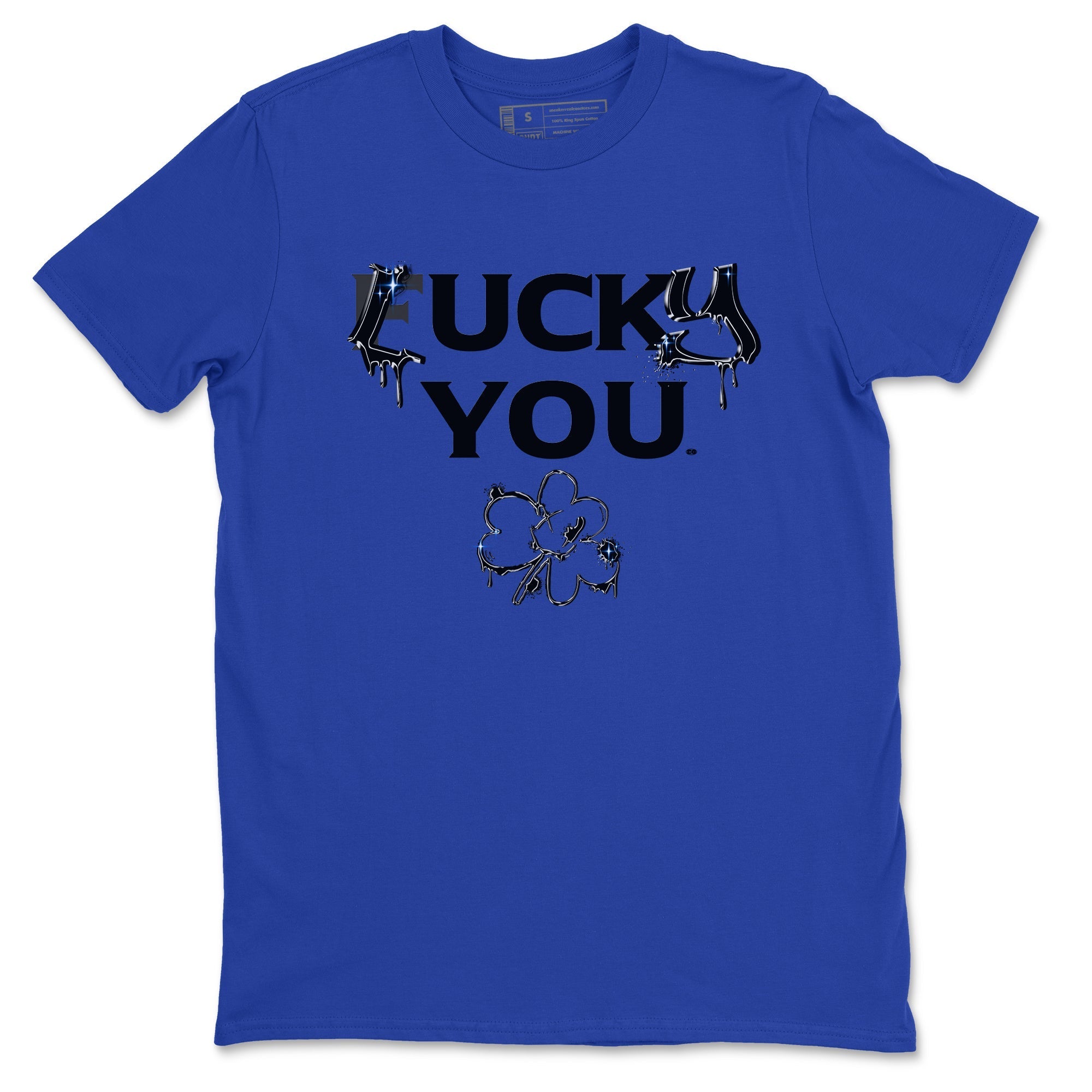 Lucky You snkmatch Tees - Air Foamposite One Royal