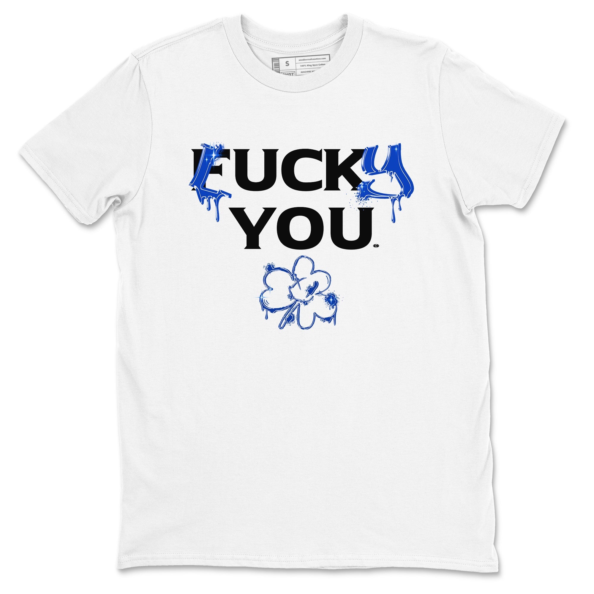 Lucky You snkmatch Tees - Air Foamposite One Royal