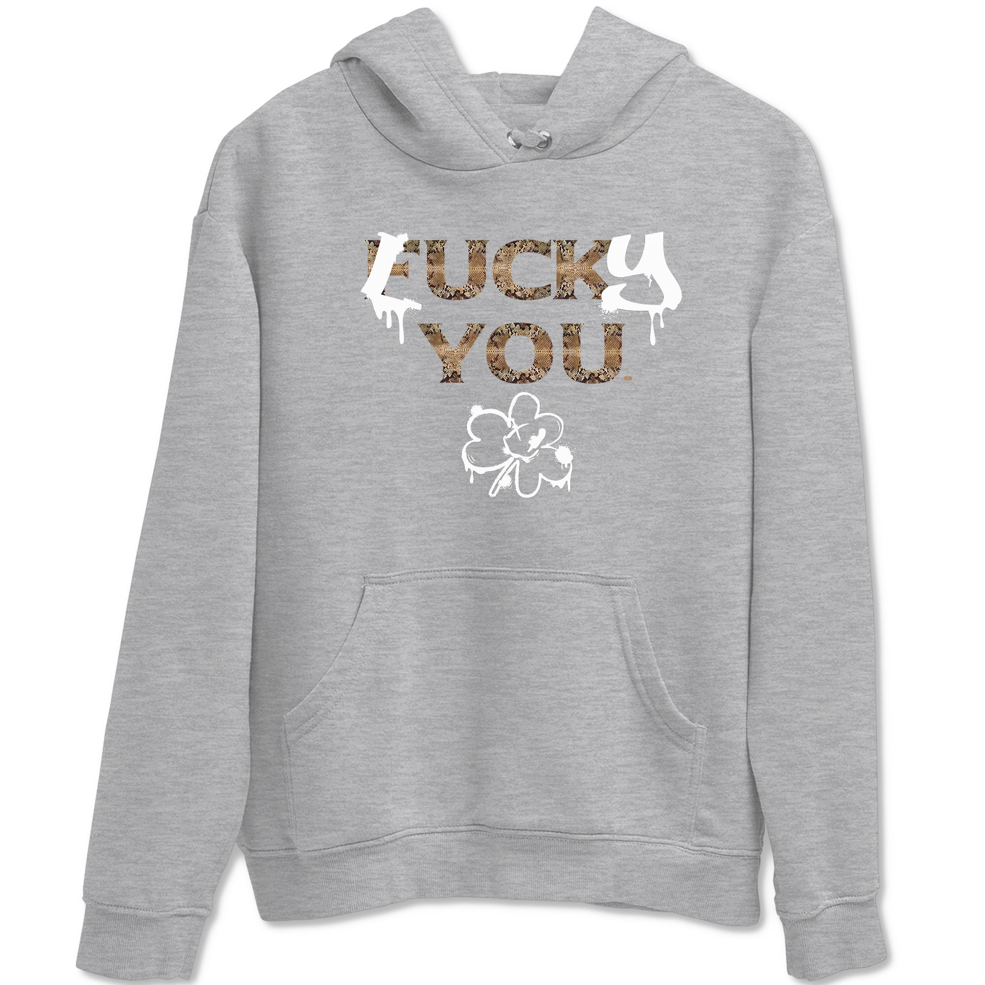 Lucky You snkmatch Tees - Air Force1 Ivory Snake