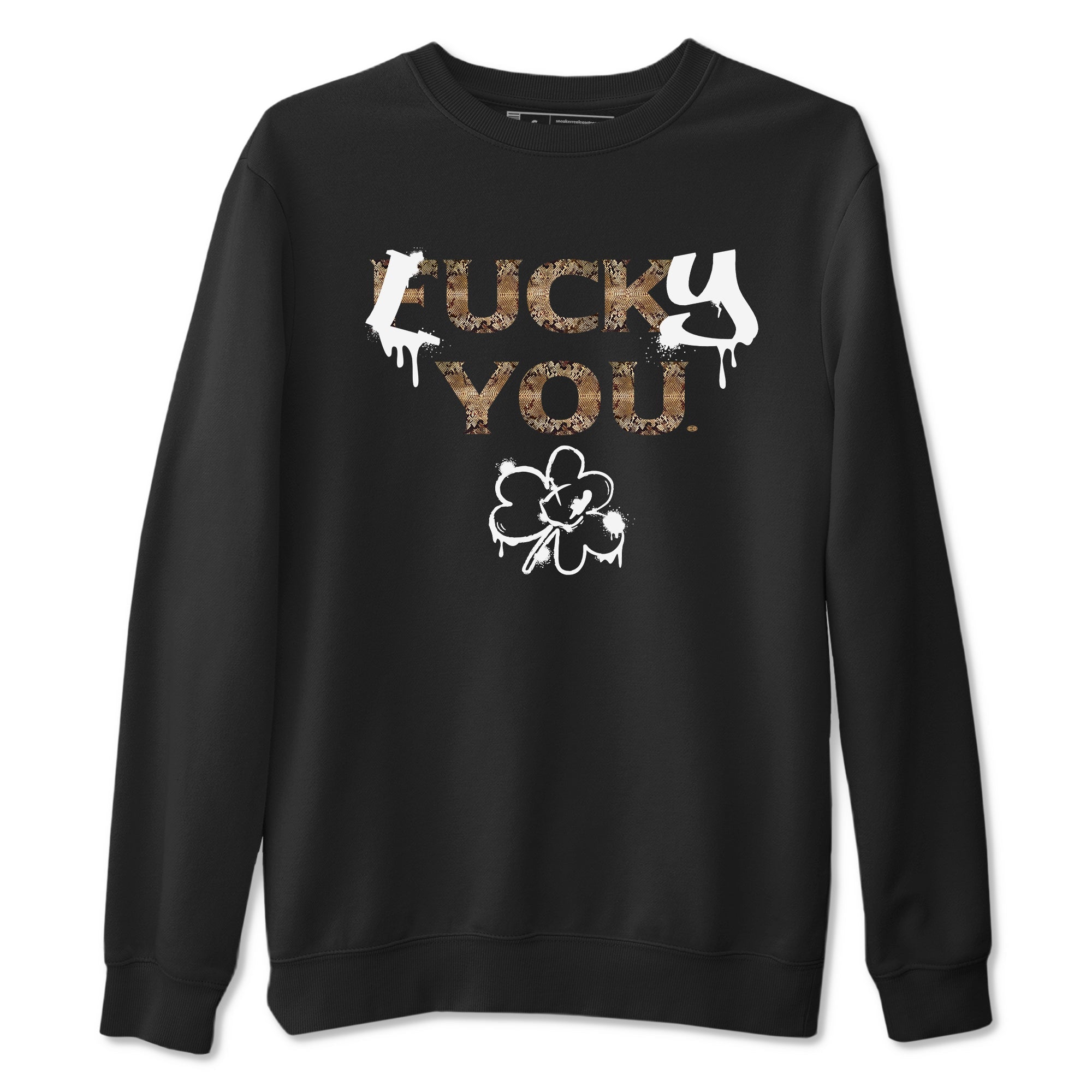 Lucky You snkmatch Tees - Air Force1 Ivory Snake