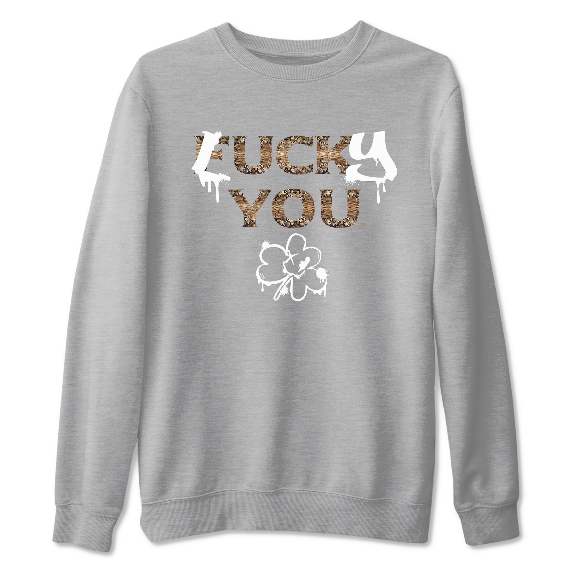 Lucky You snkmatch Tees - Air Force1 Ivory Snake