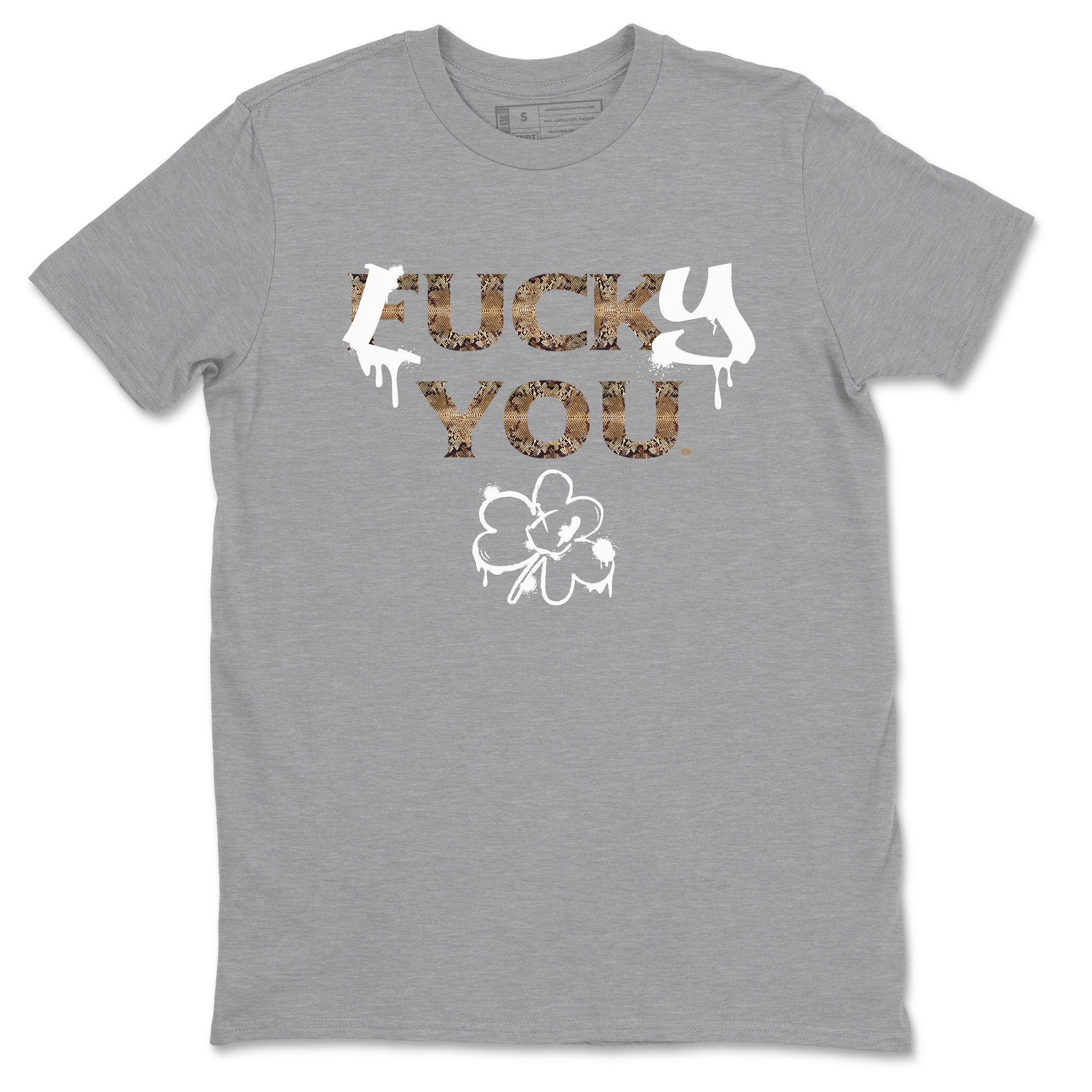 Lucky You snkmatch Tees - Air Force1 Ivory Snake