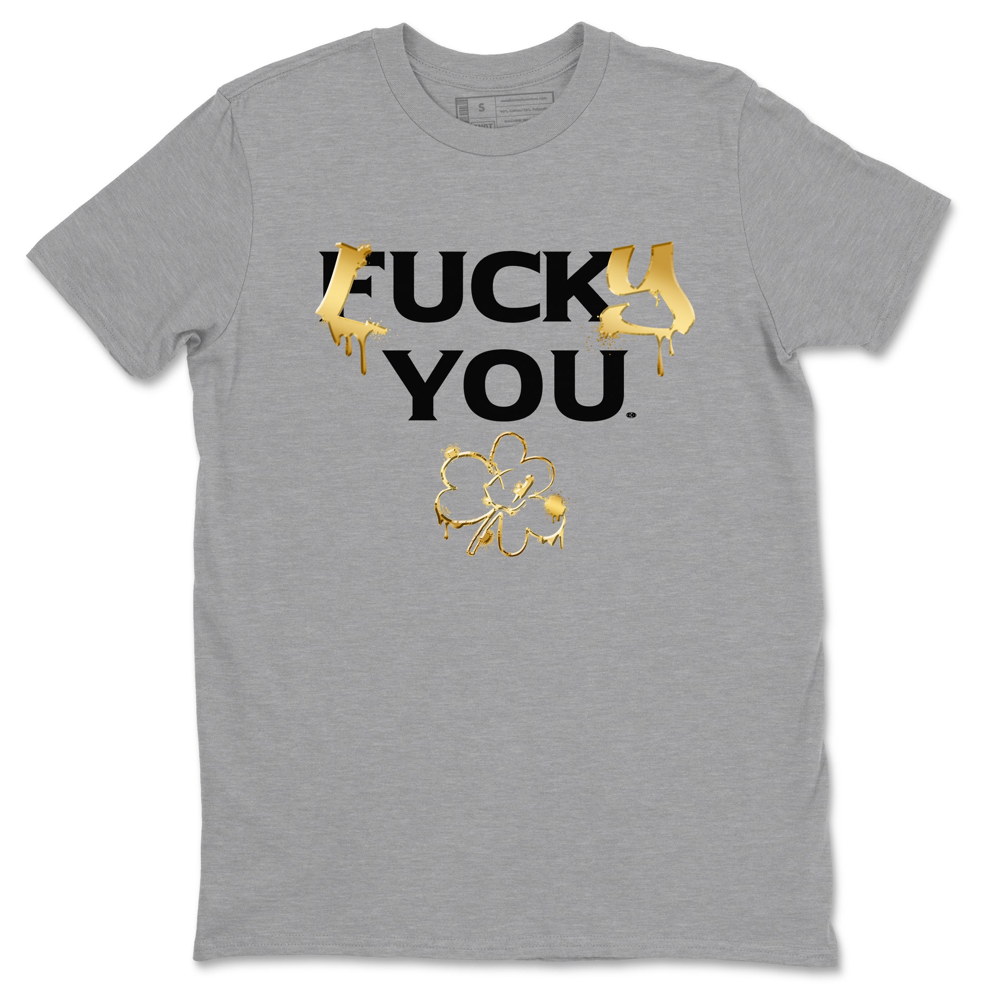 Lucky You snkmatch Tees - Air Jordan 1 Black Metallic Gold