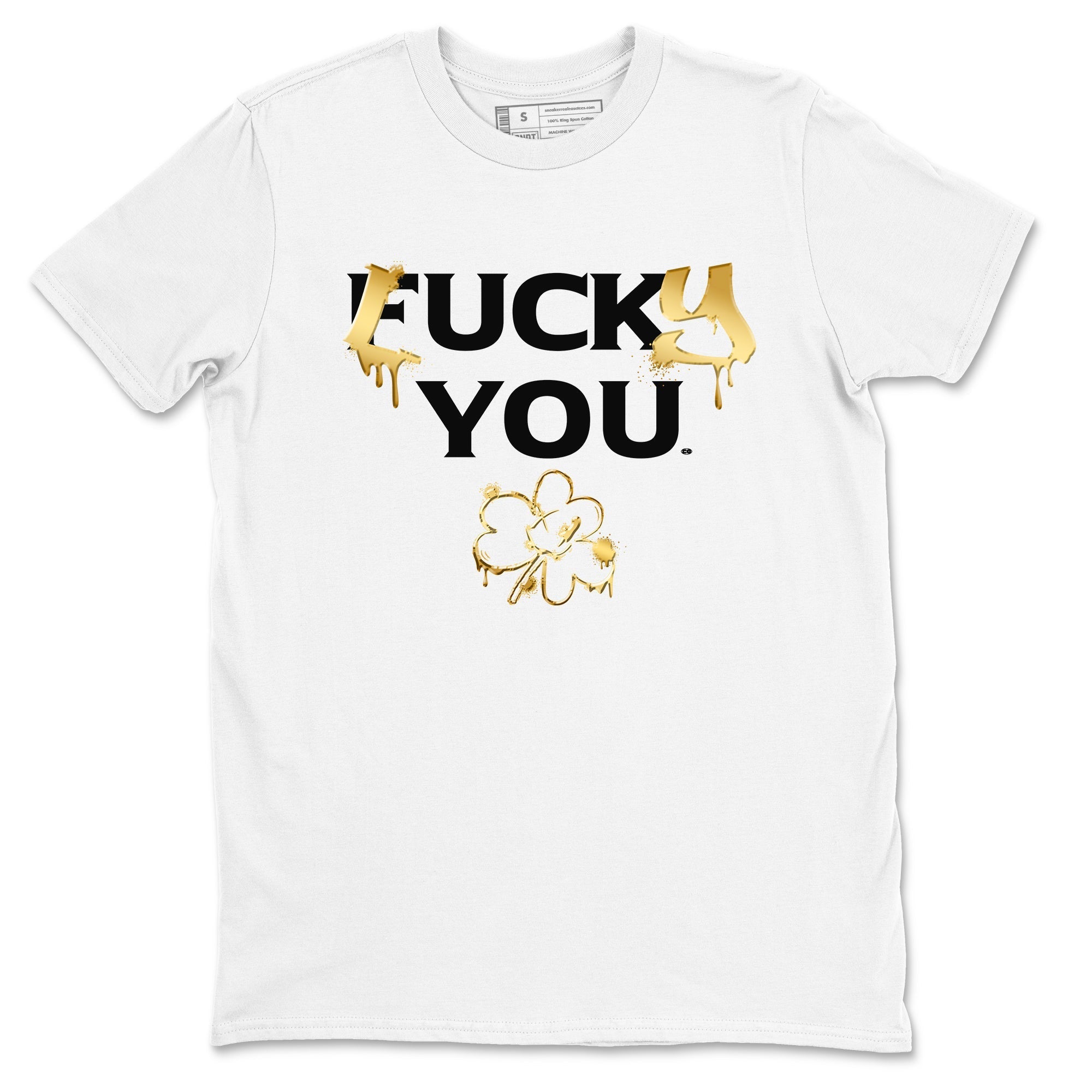 Lucky You snkmatch Tees - Air Jordan 1 Black Metallic Gold