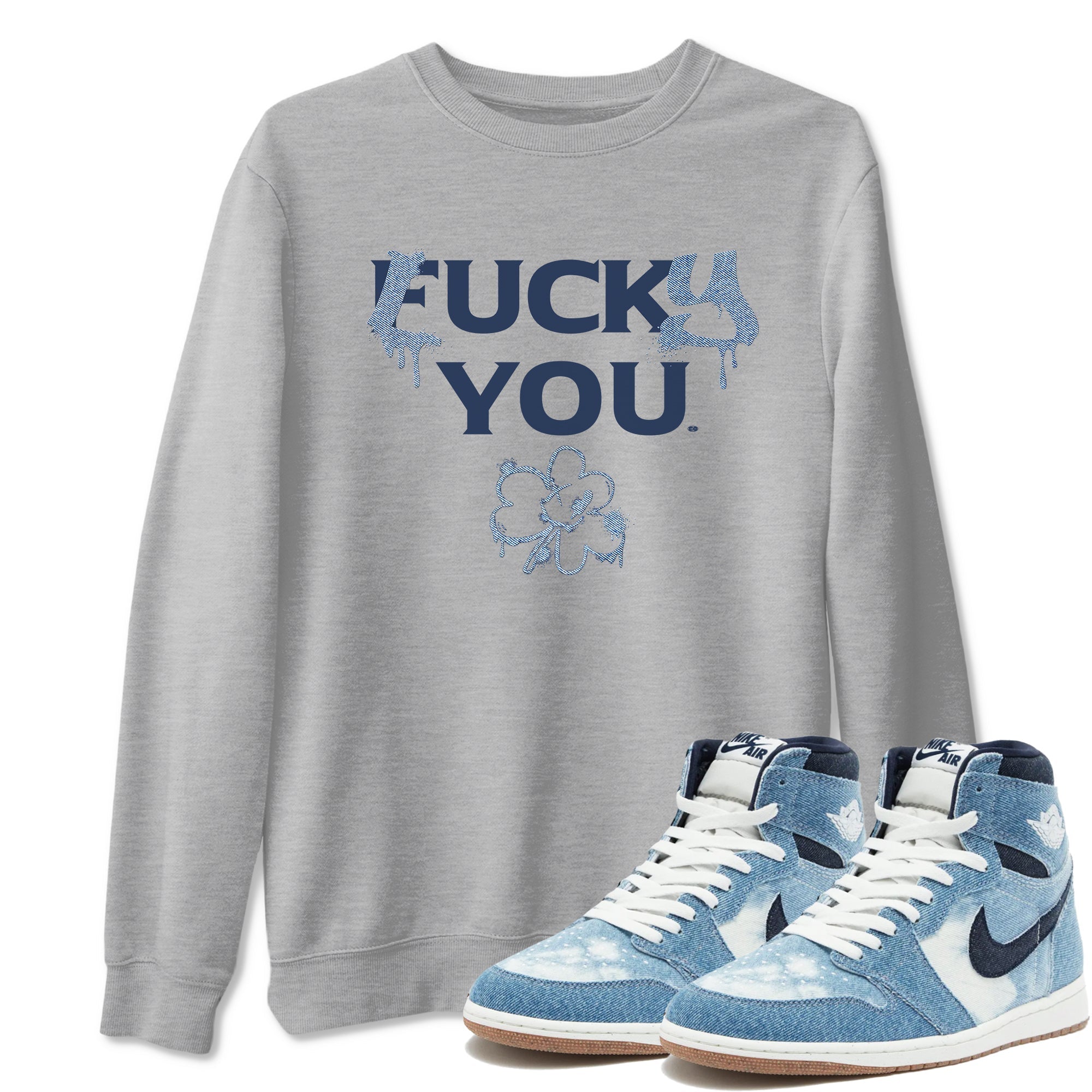 Lucky You snkmatch Tees - Air Jordan 1 Denim 2024