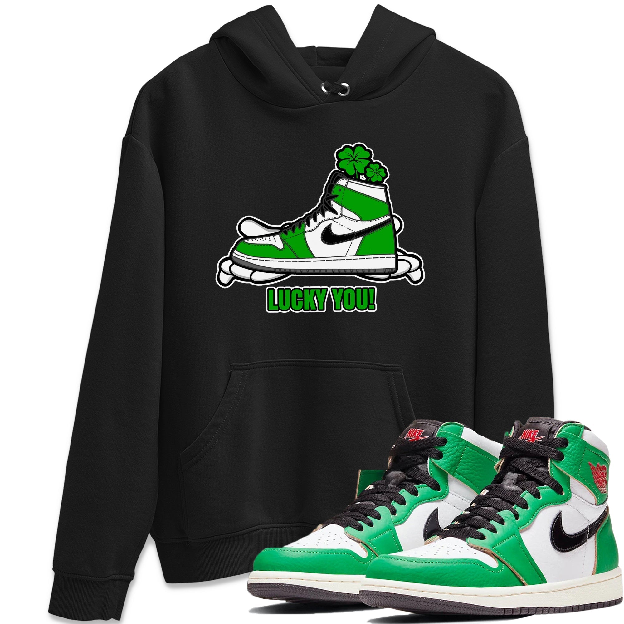 Lucky You snkmatch Tee - Air Jordan 1 Lucky Green