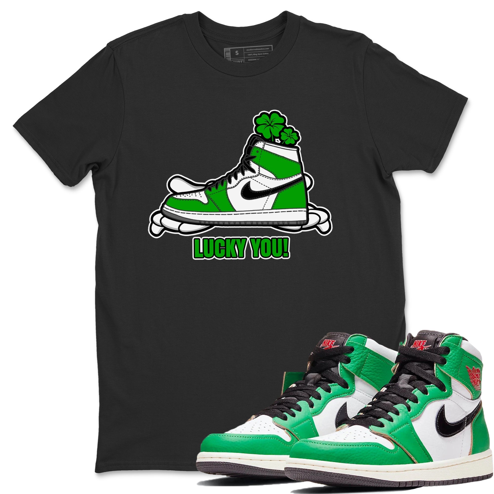 Lucky You snkmatch Tee - Air Jordan 1 Lucky Green