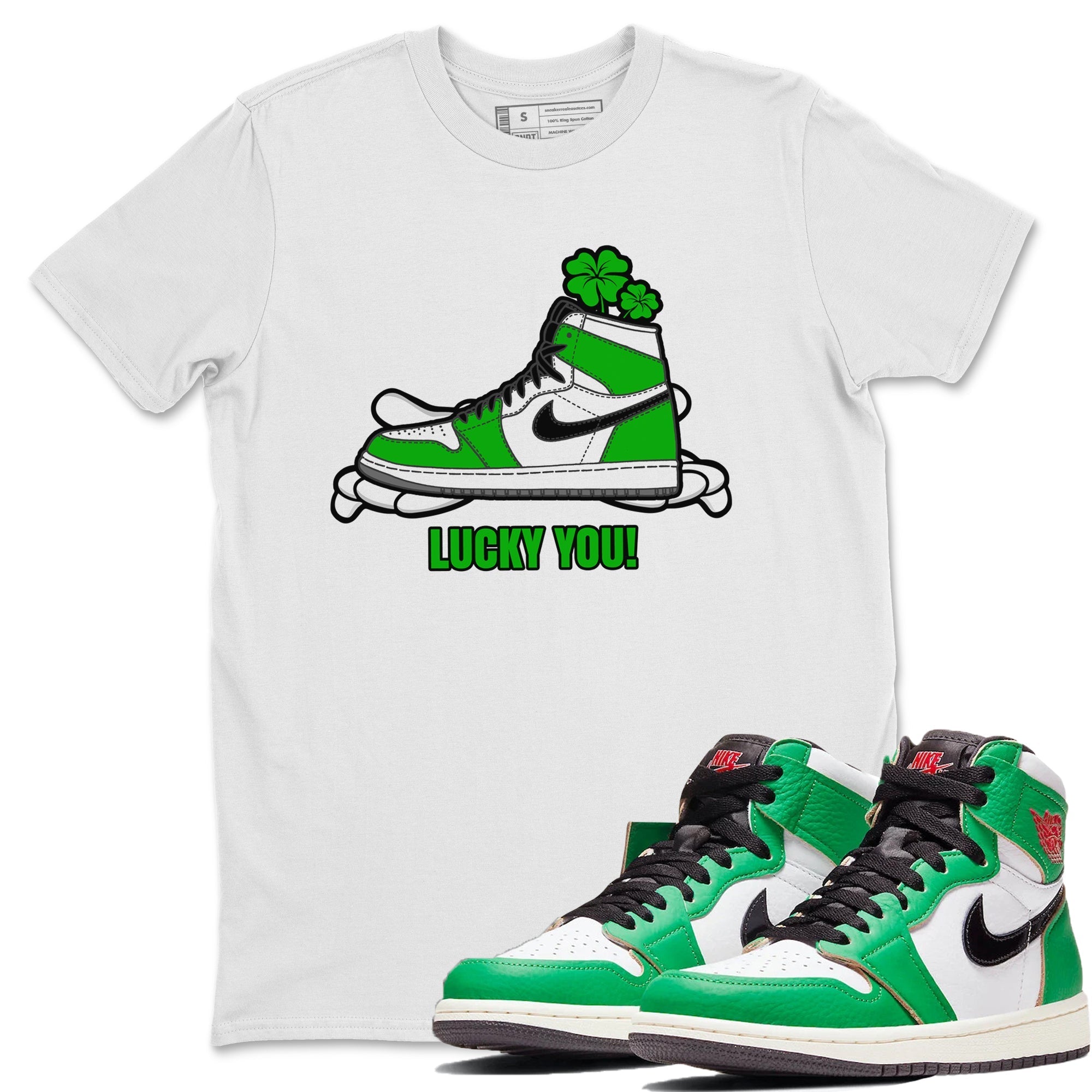 Lucky You snkmatch Tee - Air Jordan 1 Lucky Green