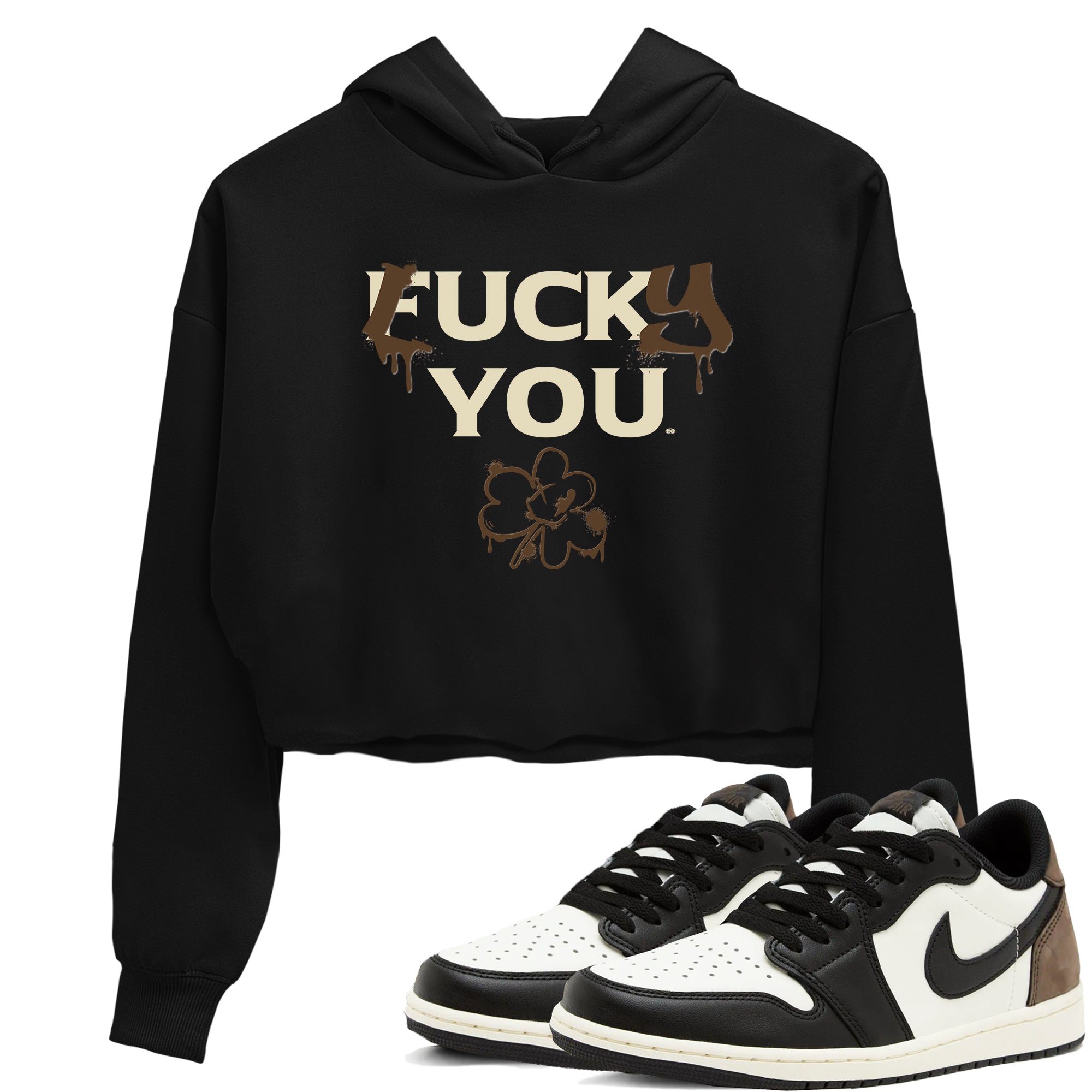 Lucky You snkmatch Women's Top - Air Jordan 1 Mocha