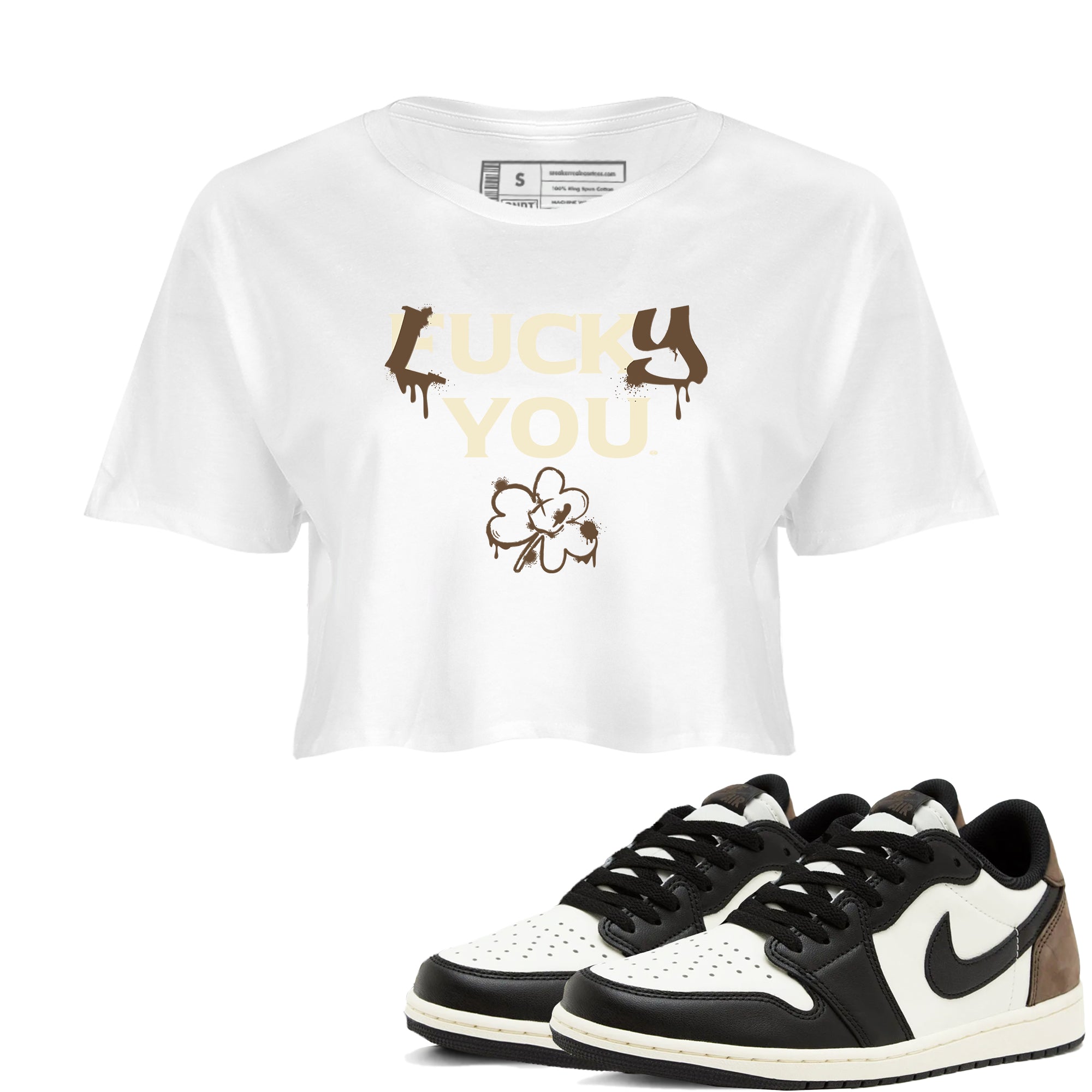 Lucky You snkmatch Women's Top - Air Jordan 1 Mocha