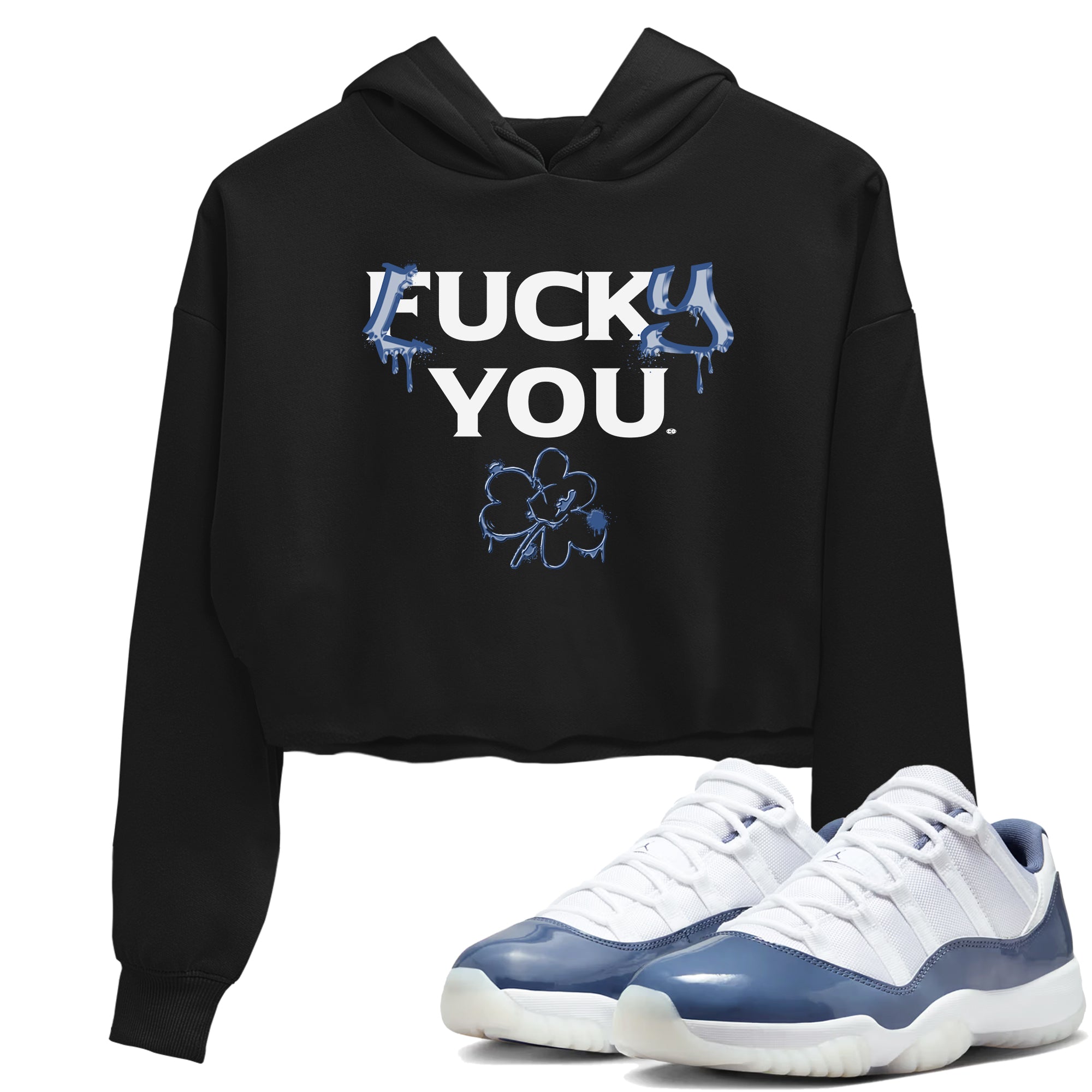 Lucky you snkmatch Women's Top - Air Jordan 11 Diffused Blue