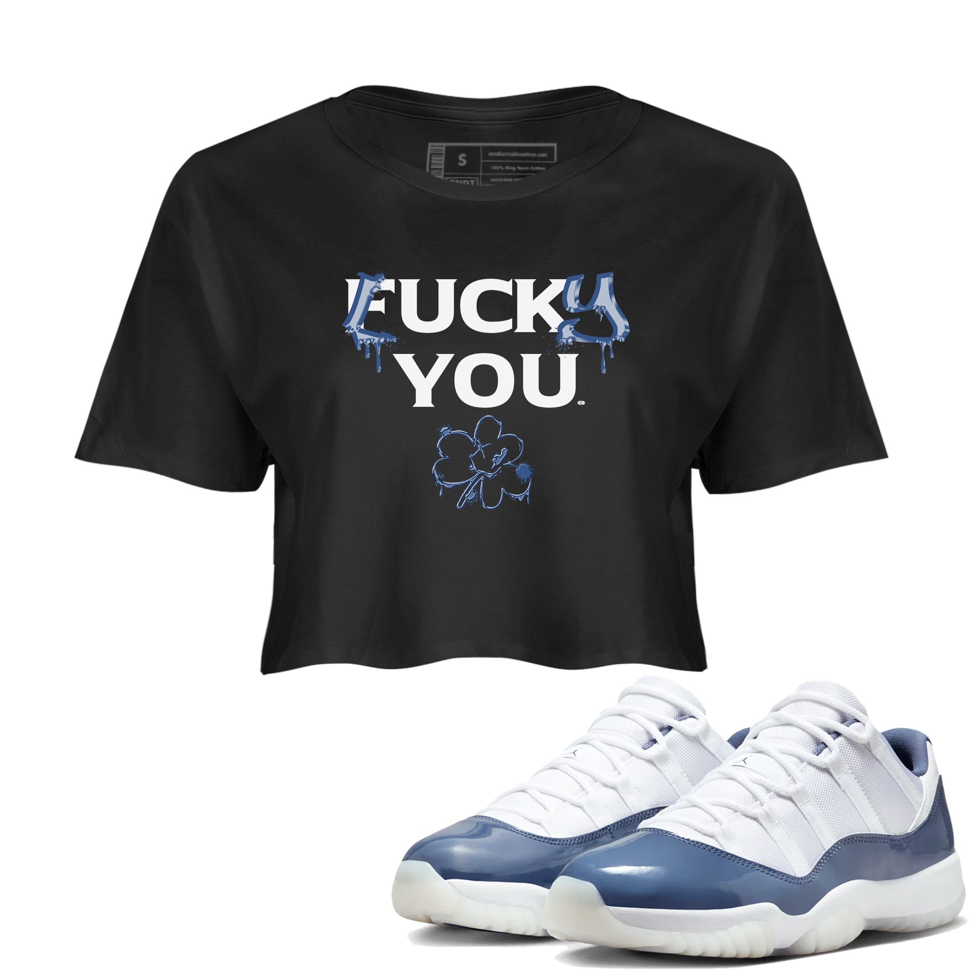 Lucky you snkmatch Women's Top - Air Jordan 11 Diffused Blue