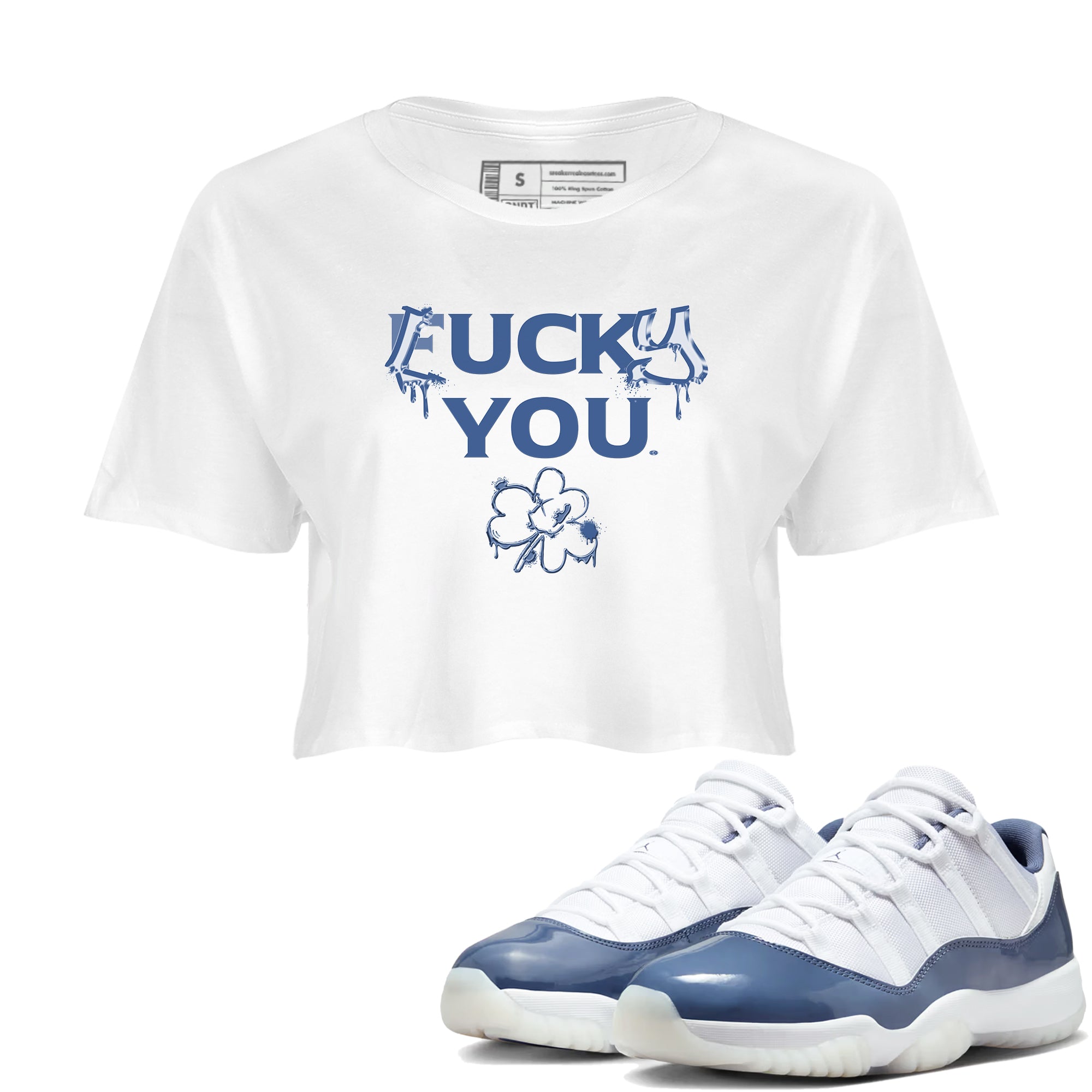 Lucky you snkmatch Women's Top - Air Jordan 11 Diffused Blue