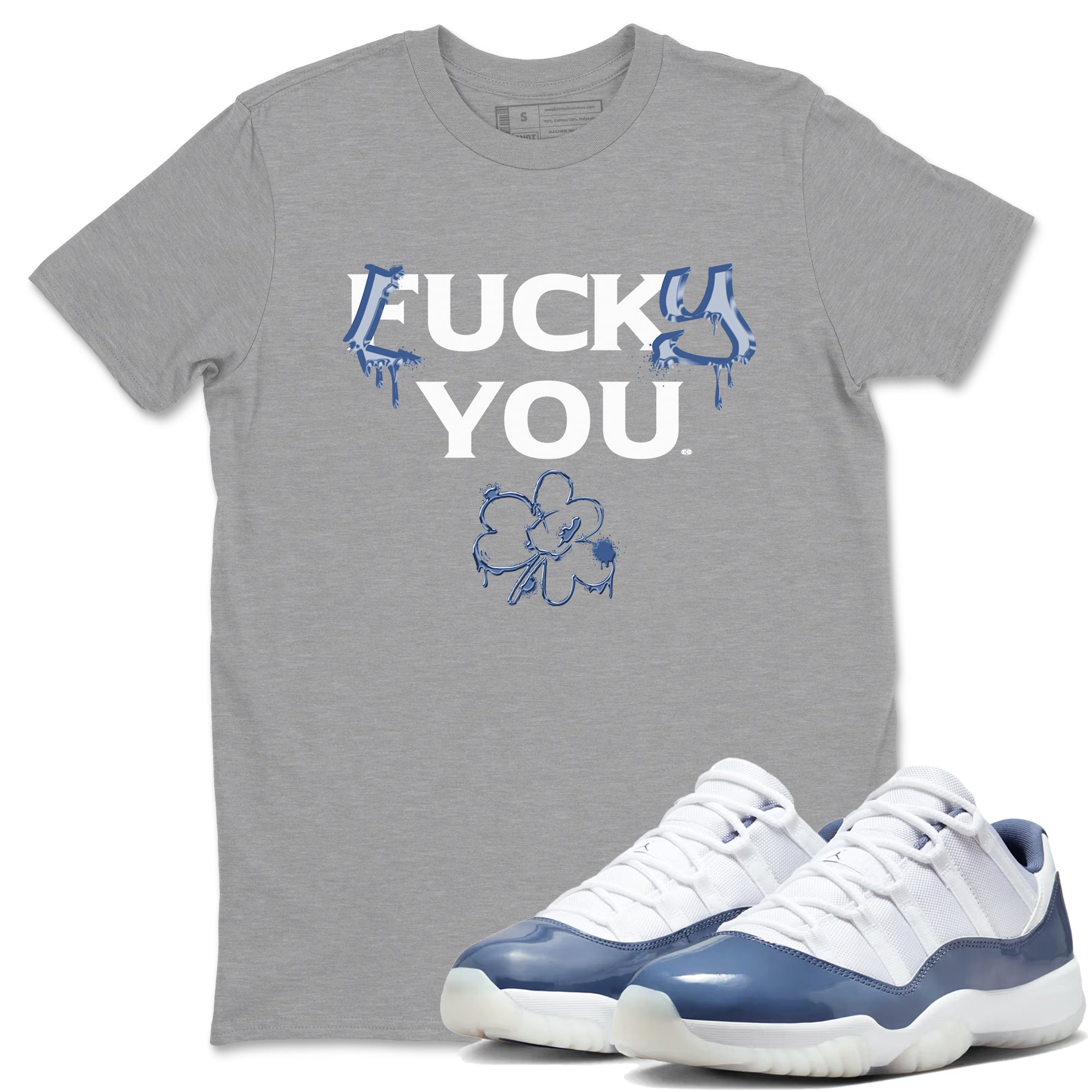 Lucky you snkmatch Tees - Air Jordan 11 Diffused Blue
