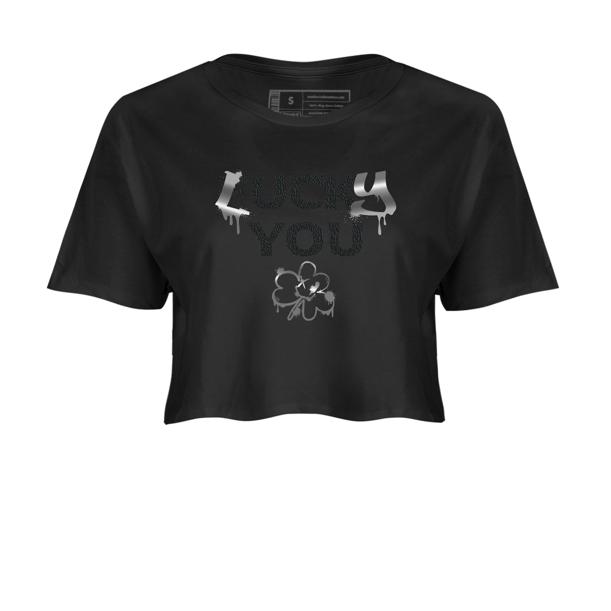 Lucky You snkmatch Women's Top - Air Jordan 3 Black Cat