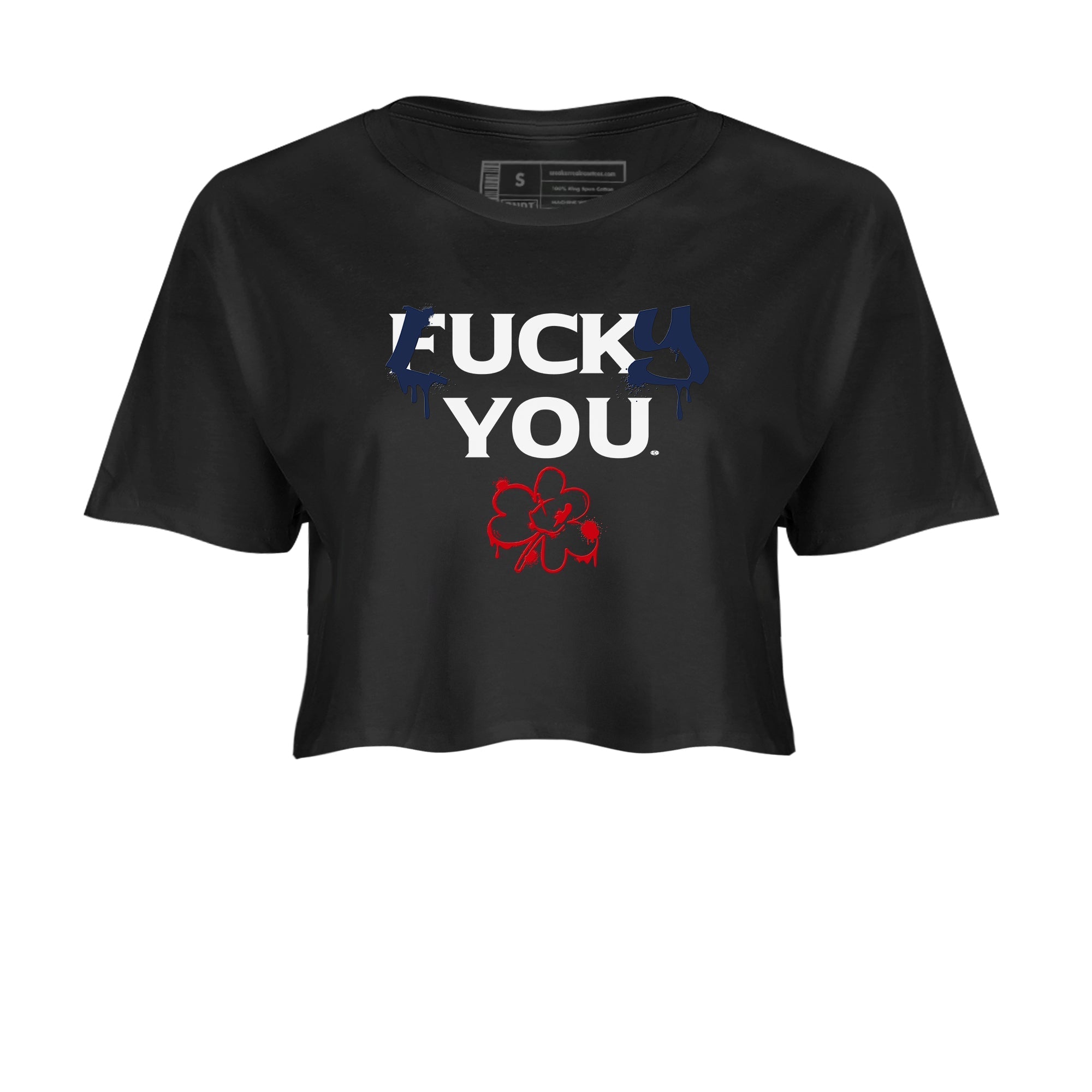 Lucky You snkmatch Women's Top - Air Jordan 6 White And Midnight Navy