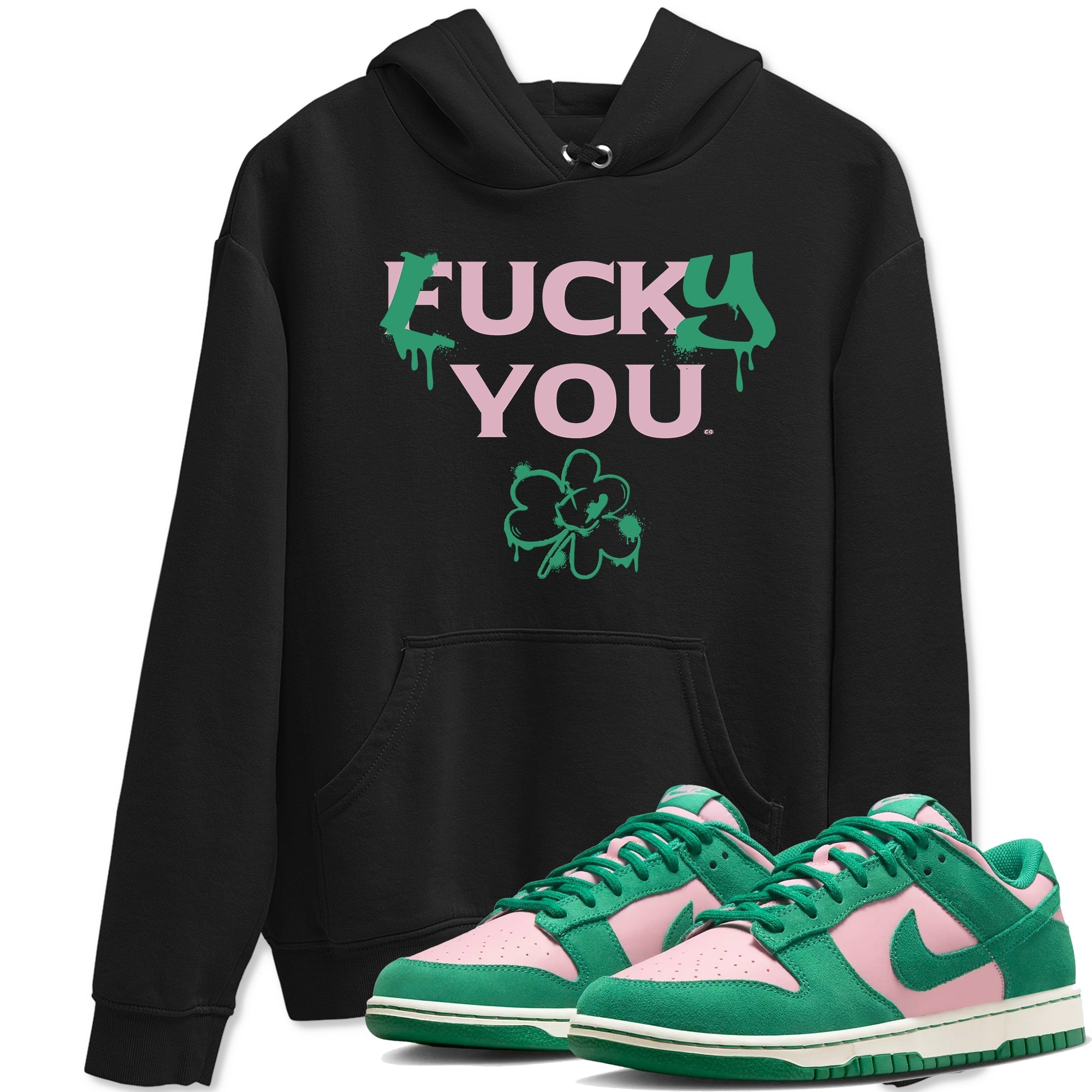 Lucky You snkmatch Tees - Dunk Medium Soft Pink Malachite