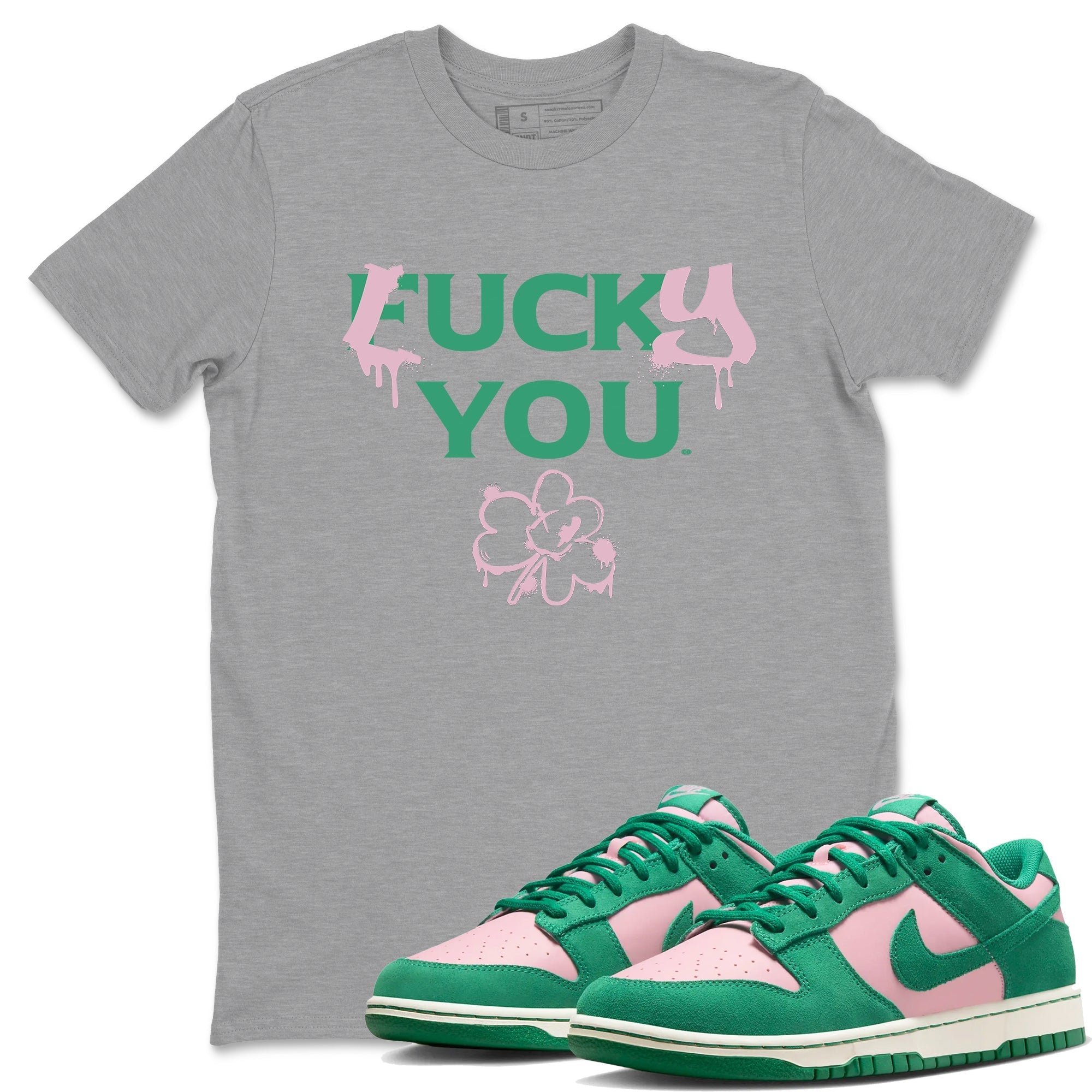 Lucky You snkmatch Tees - Dunk Medium Soft Pink Malachite