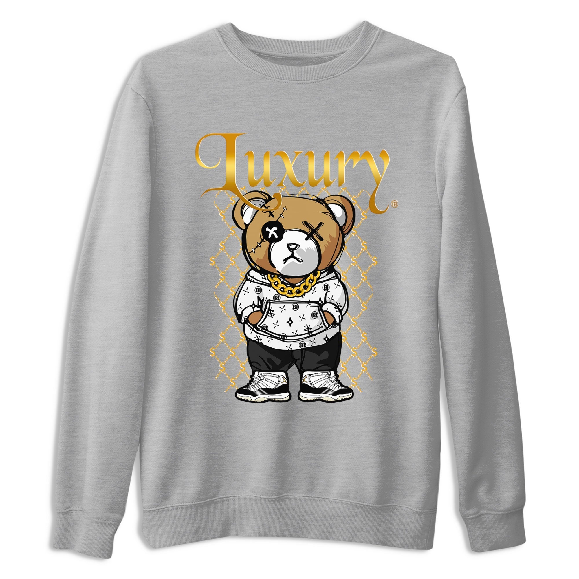 Luxury Bear snkmatch Tees - Air Jordan 11 Gratitude