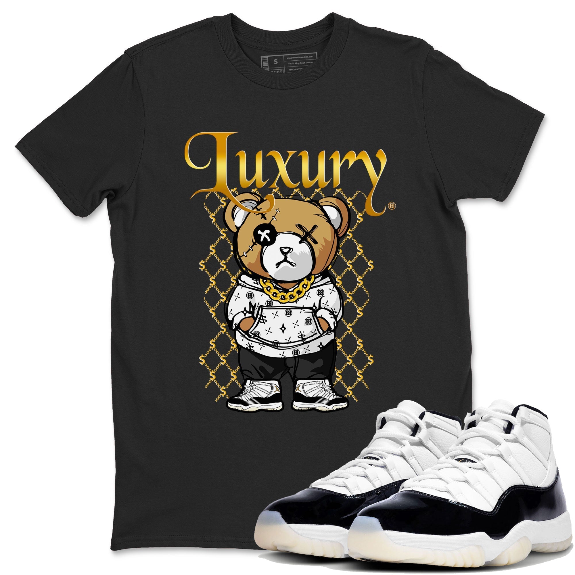 Luxury Bear snkmatch Tees - Air Jordan 11 Gratitude