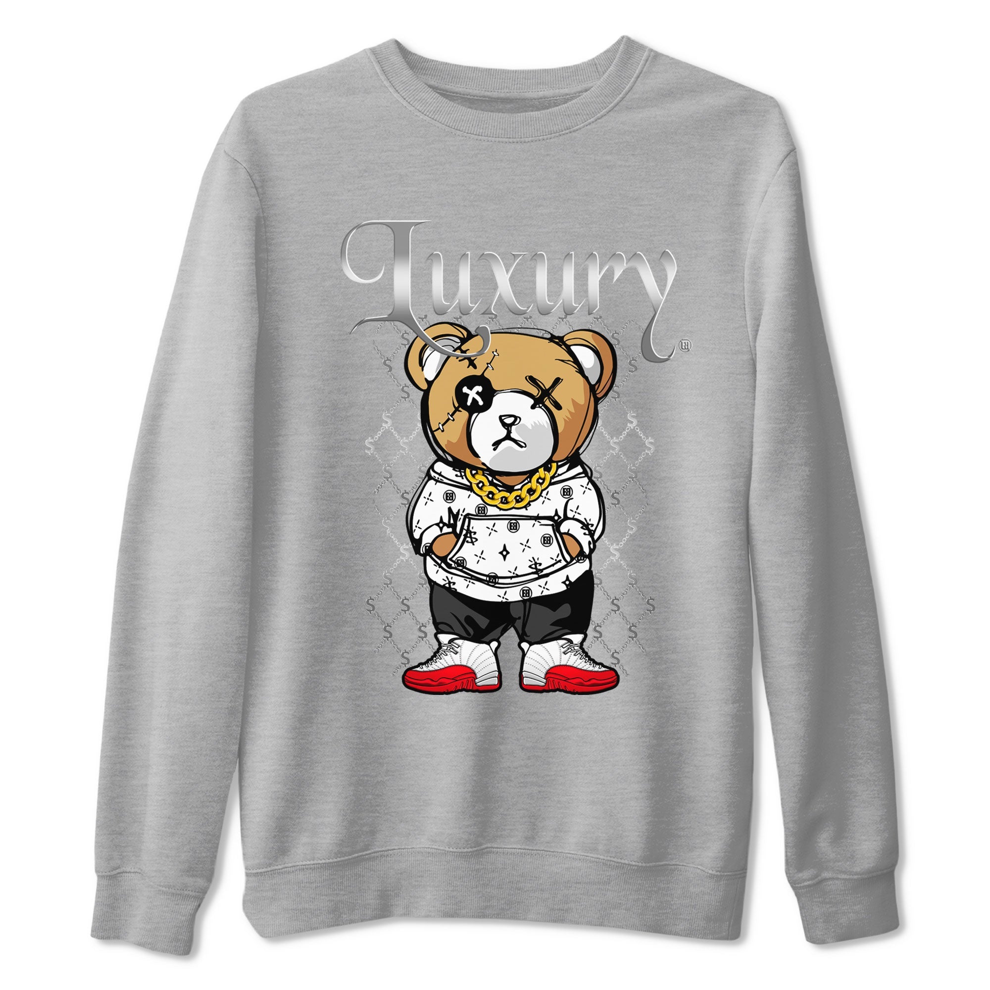 Luxury Bear snkmatch Tee - Air Jordan 12 Cherry