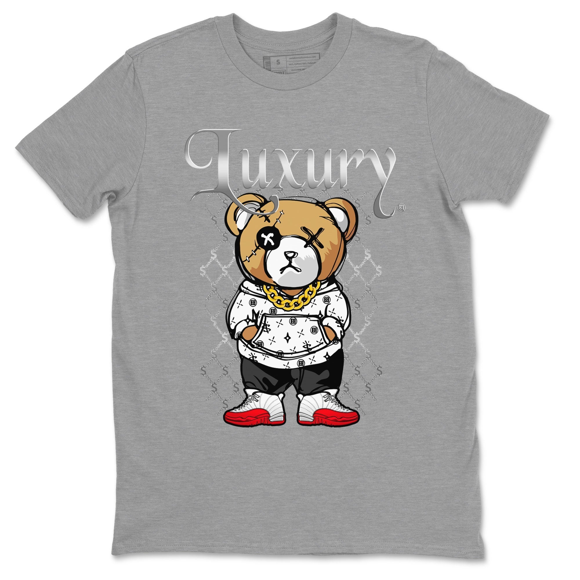 Luxury Bear snkmatch Tee - Air Jordan 12 Cherry