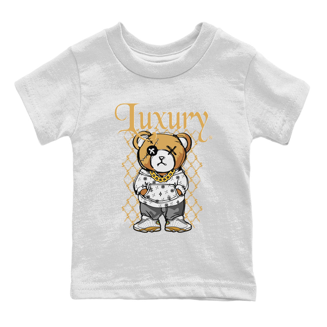 Luxury Bear snkmatch Tee Kids - Air Jordan 13 Wheat
