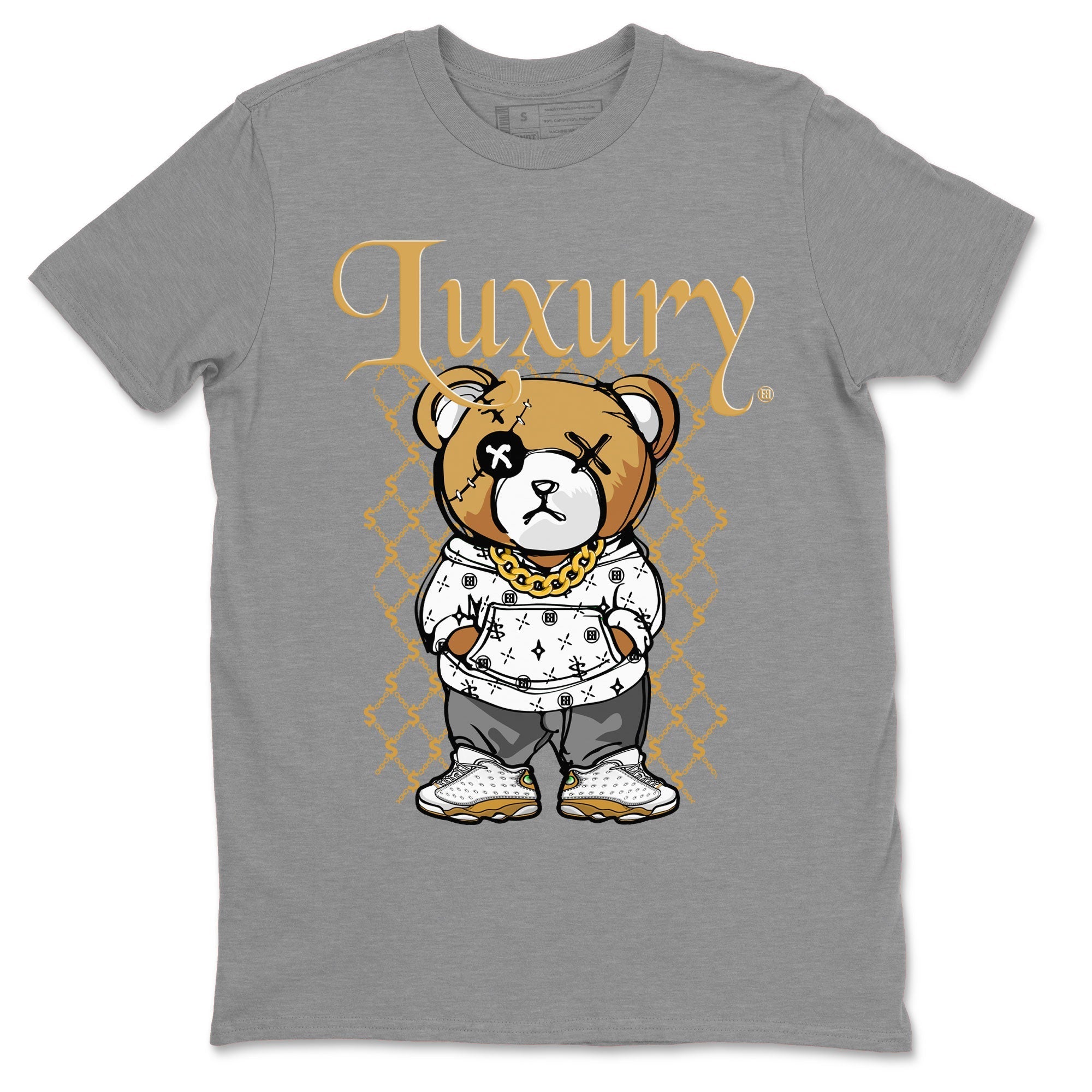 Luxury Bear snkmatch Tee - Air Jordan 13 Wheat