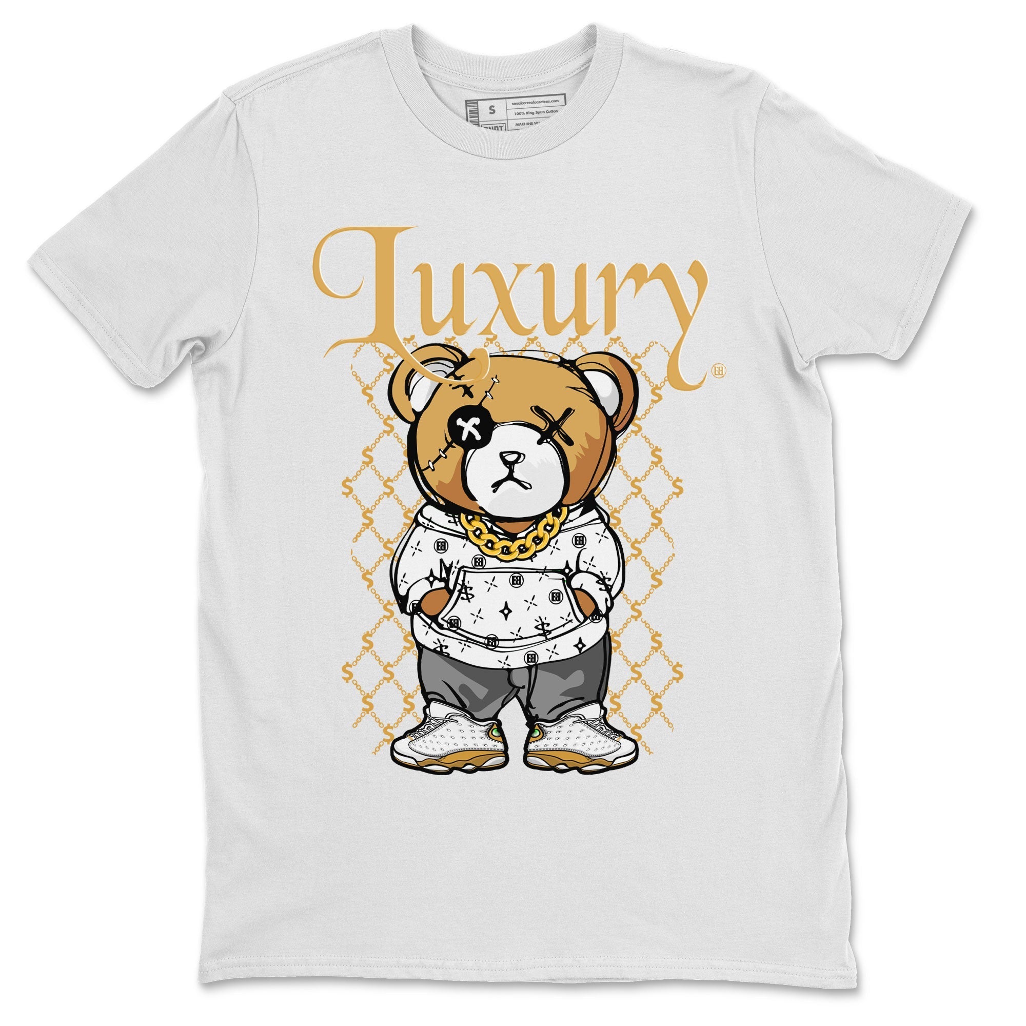 Luxury Bear snkmatch Tee - Air Jordan 13 Wheat