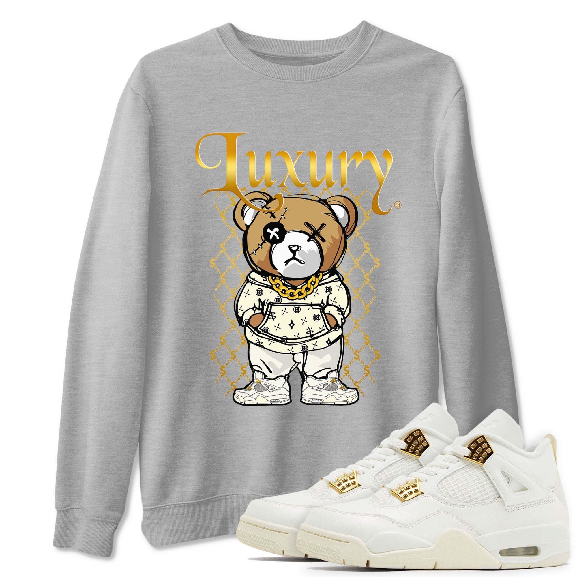 Luxury Bear snkmatch Tees - Air Jordan 4 Sail 2024