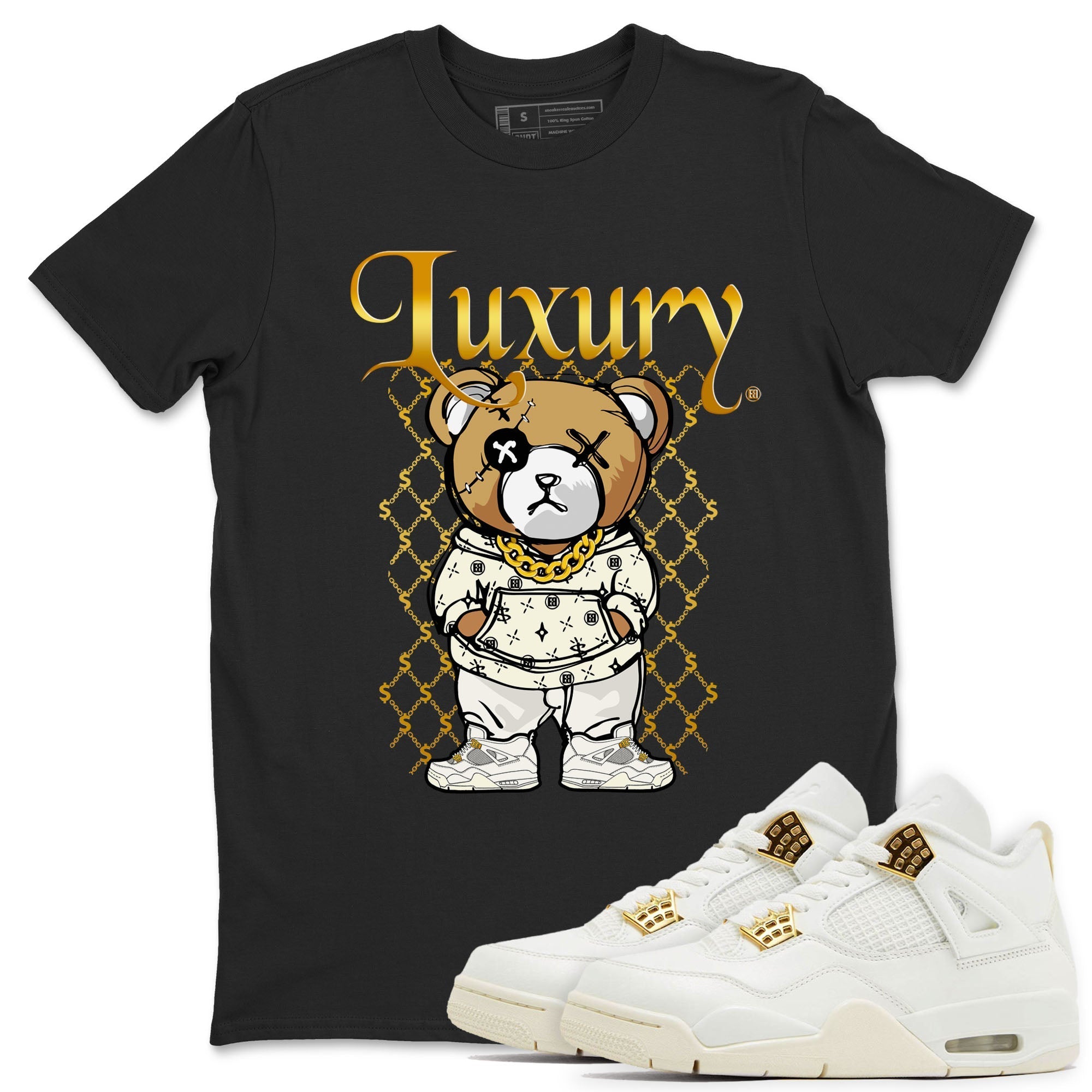 Luxury Bear snkmatch Tees - Air Jordan 4 Sail 2024