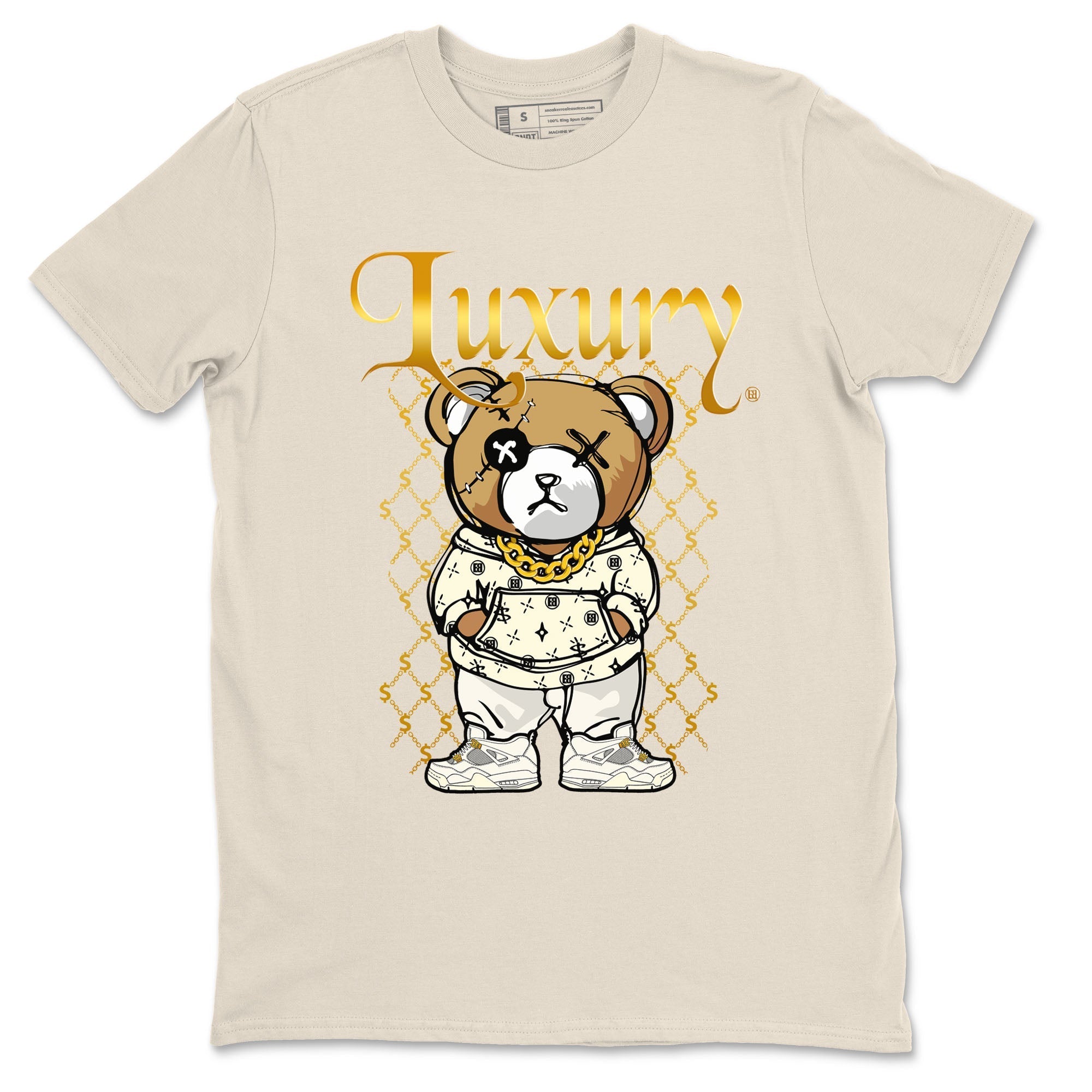 Luxury Bear snkmatch Tees - Air Jordan 4 Sail 2024
