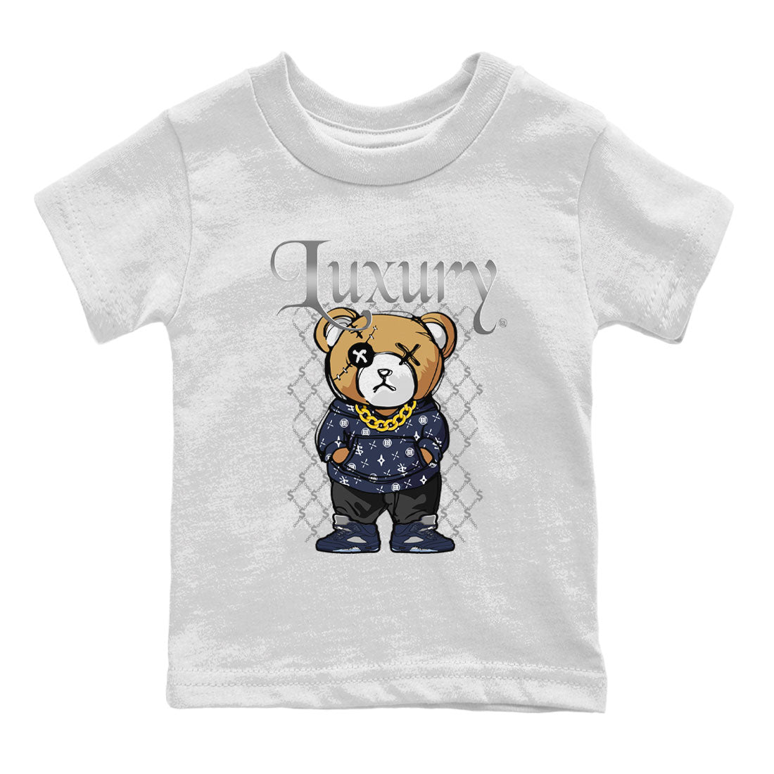 Luxury Bear snkmatch Tee Kids - Air Jordan 5 Georgetown