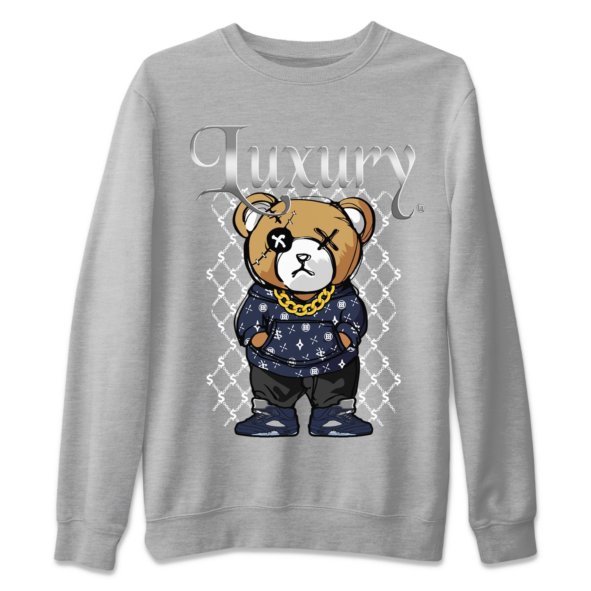 Luxury Bear snkmatch Tee - Air Jordan 5 Georgetown